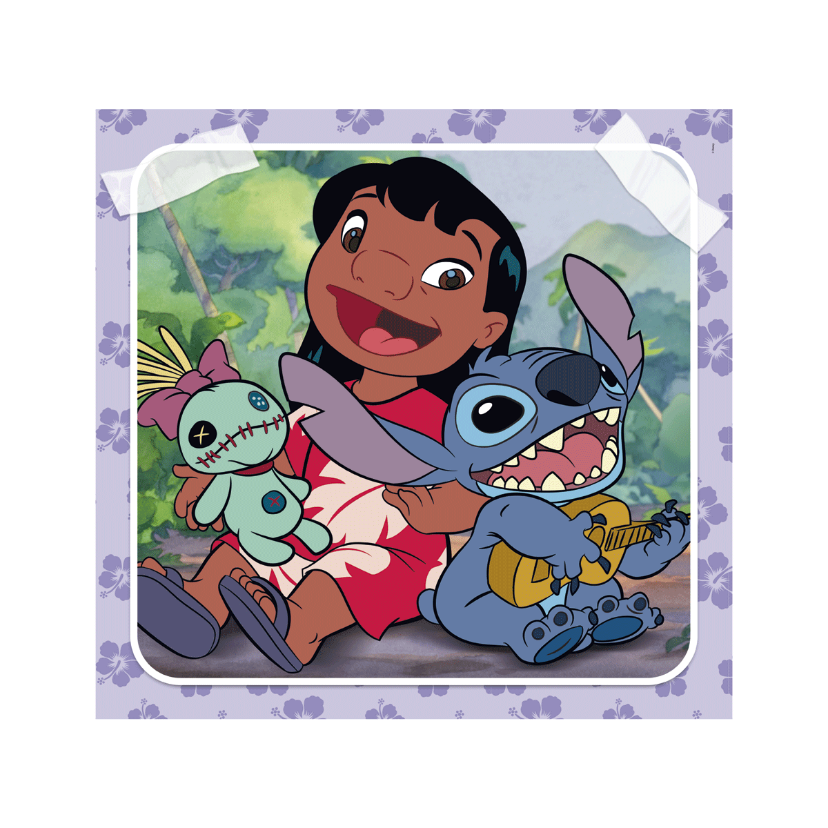 Clementoni - supercolor puzzle disney stitch - 3x48 pezzi, 25321 - CLEMENTONI