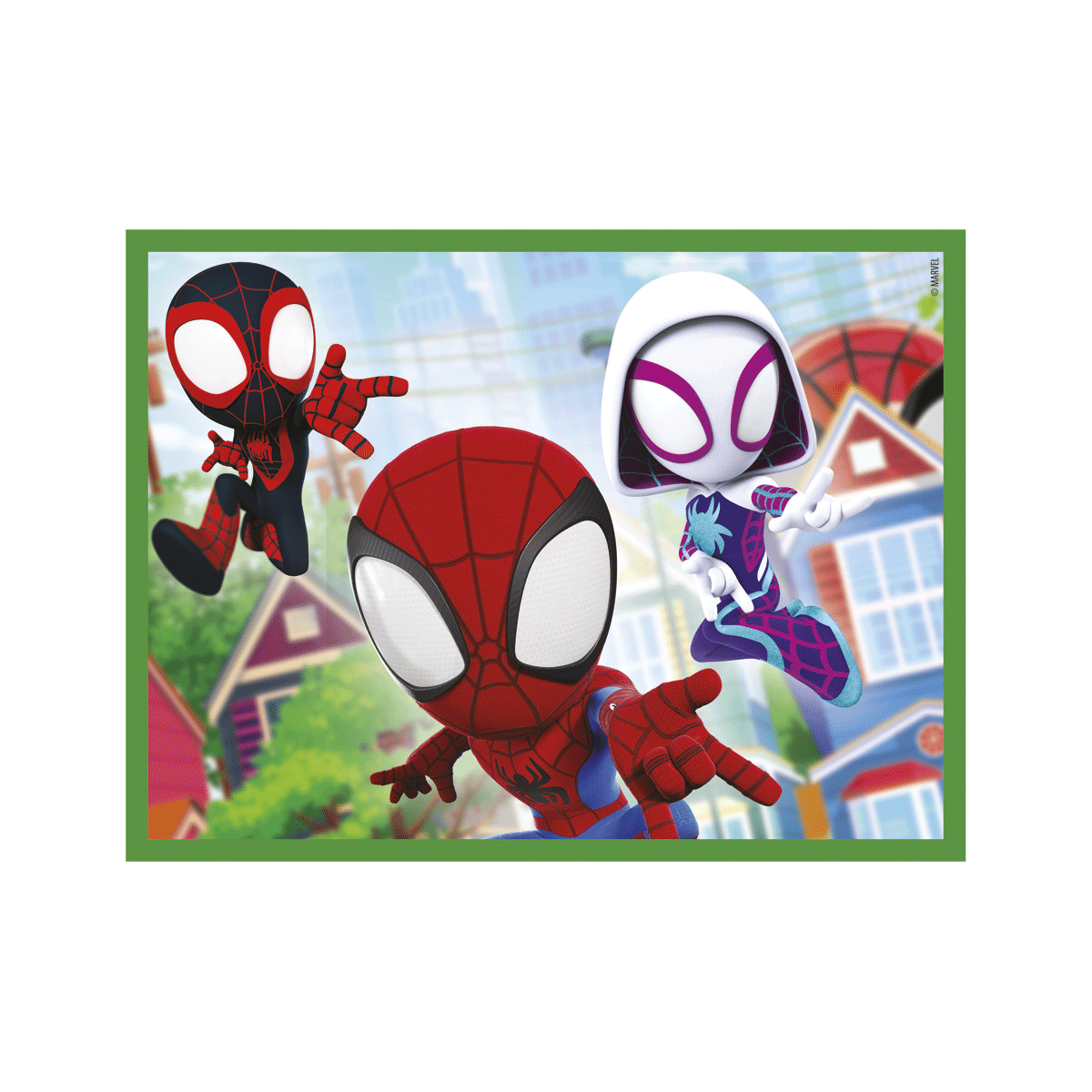 Clementoni - supercolor puzzle marvel spidey and his amazing friends - 12 pezzi, 41198 - CLEMENTONI