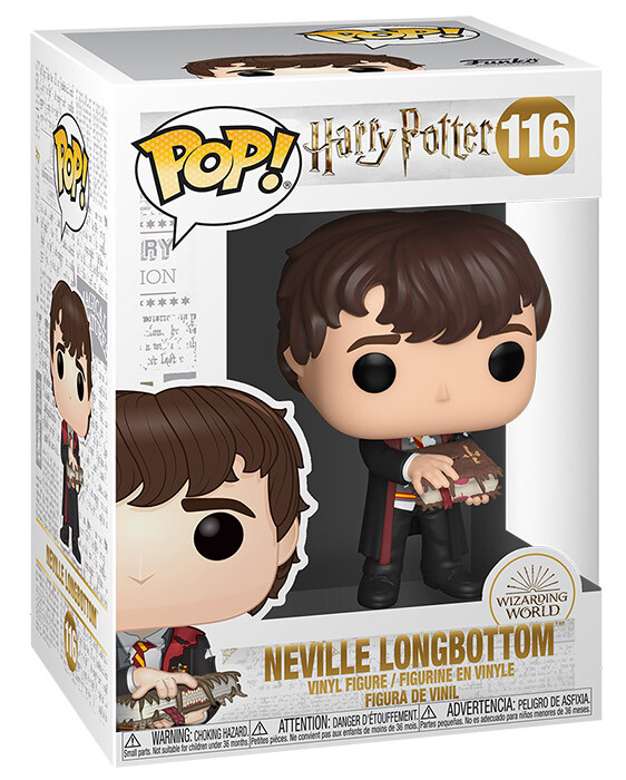 Funko pop harry potter neville longbottom w/monster book 116 - FUNKO POP!, Harry Potter