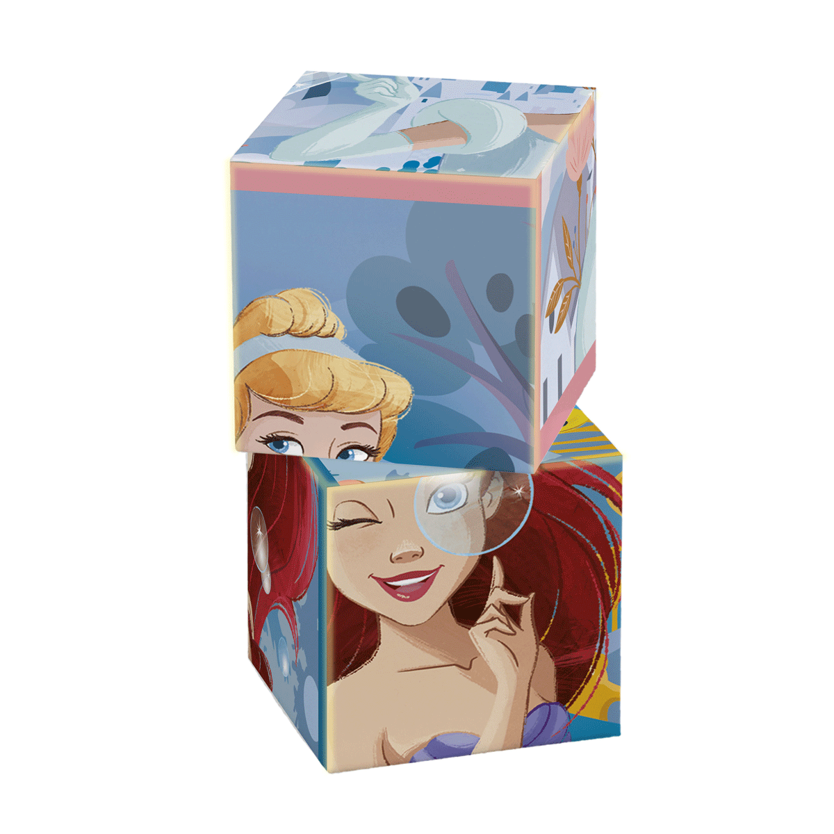 Clementoni - supercolor puzzle disney princess - 12 pezzi, 41197 - CLEMENTONI