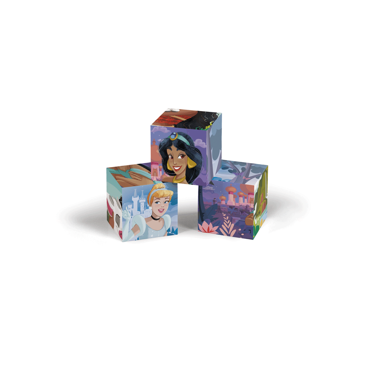 Clementoni - supercolor puzzle disney princess - 12 pezzi, 41197 - CLEMENTONI