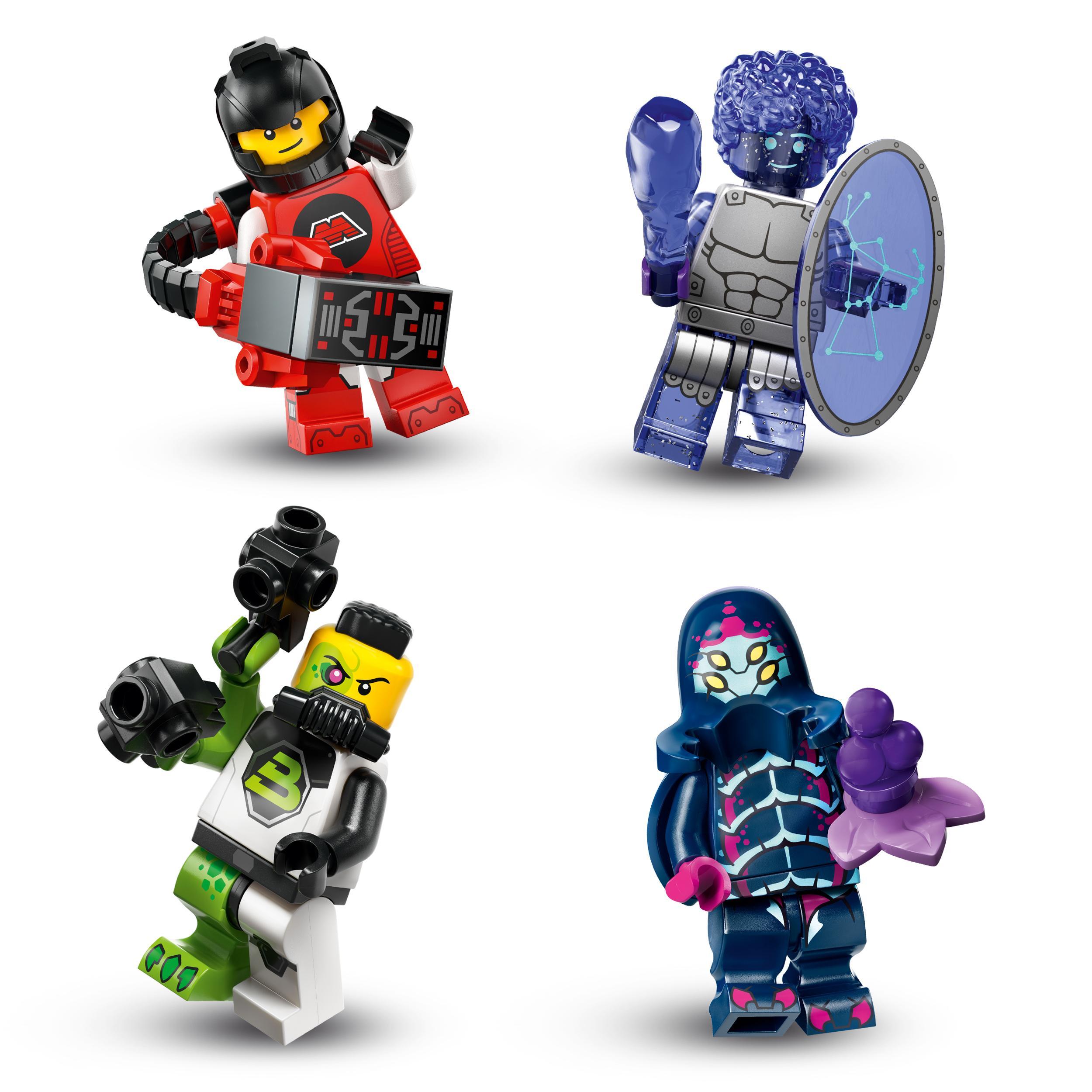 Lego minifigures 71046 serie 26 spazio, scatola con 1 di 12 personaggi giocattolo a caso da collezione, giochi per bambini 5+ - Lego