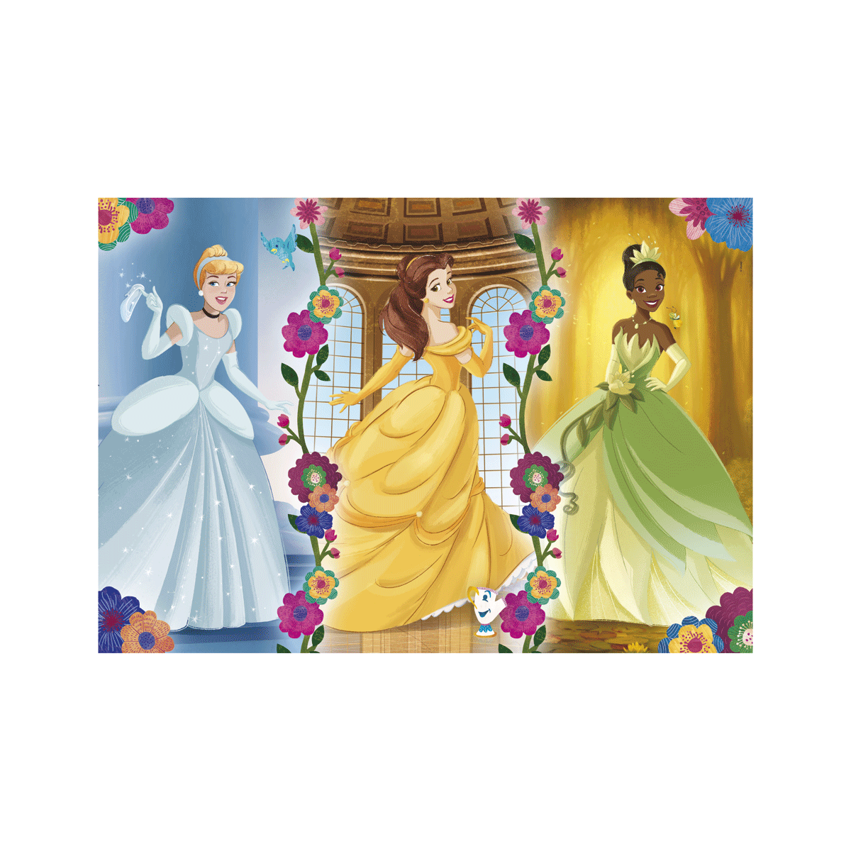 Clementoni - supercolor puzzle disney princess - 104 pezzi, 25772 - CLEMENTONI