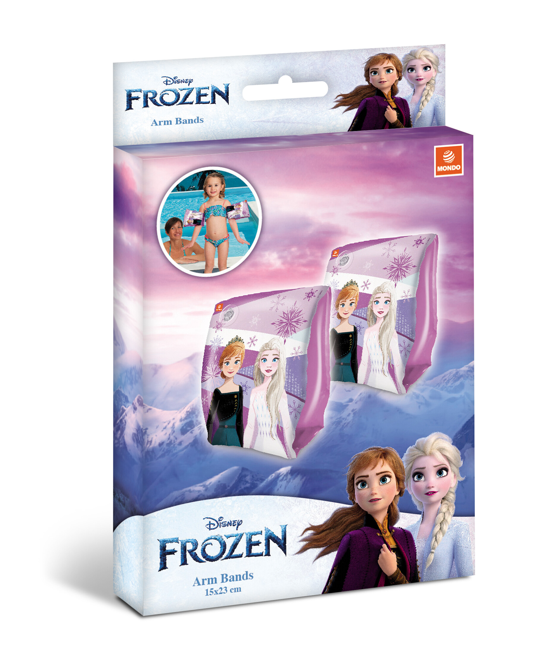 Frozen arm bands - braccioli di sicurezza per bambini - materiale pvc - adatti a bambini da 2 a 6 anni con peso 6-20 kg - DISNEY PRINCESS, Frozen