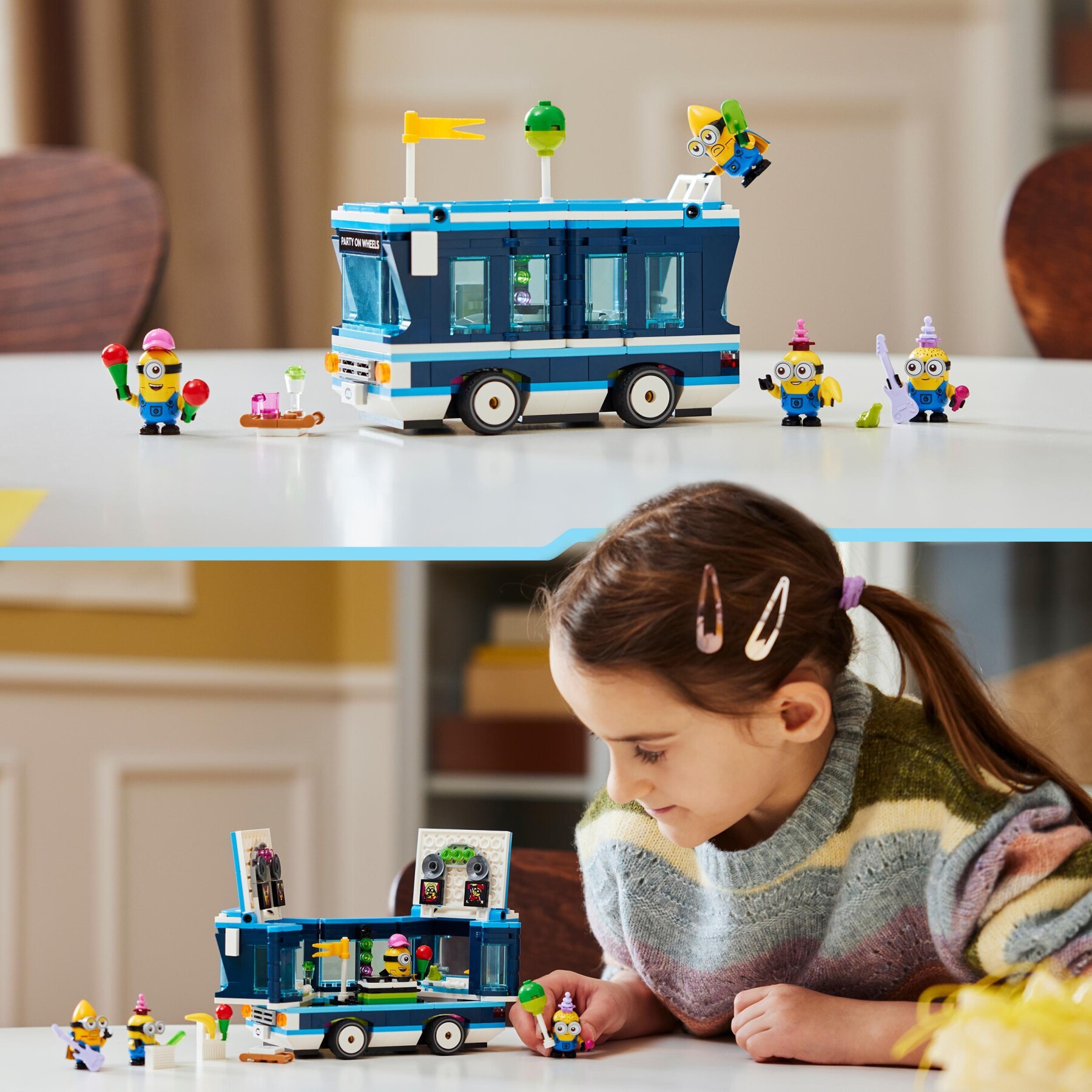 Lego cattivissimo me 75581 il party bus musicale dei minions, set dal film  con autobus giocattolo da costruire per bambini 7+ - Toys Center