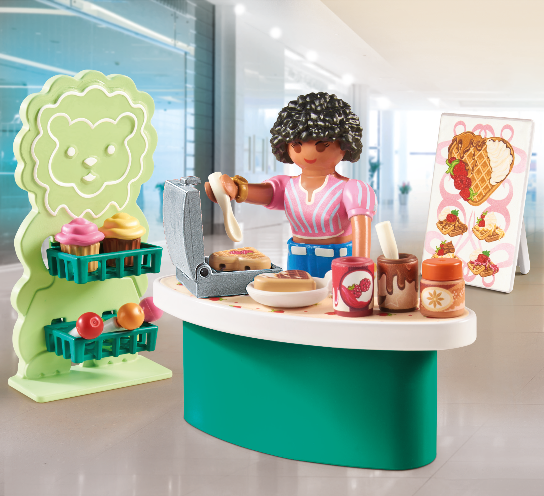 Playmobil my life 71540 chiosco dei dolci per bambini dai 5 anni - Playmobil