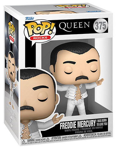 Funko pop rocks queen freddie mercury i was born to love 375 - FUNKO POP!