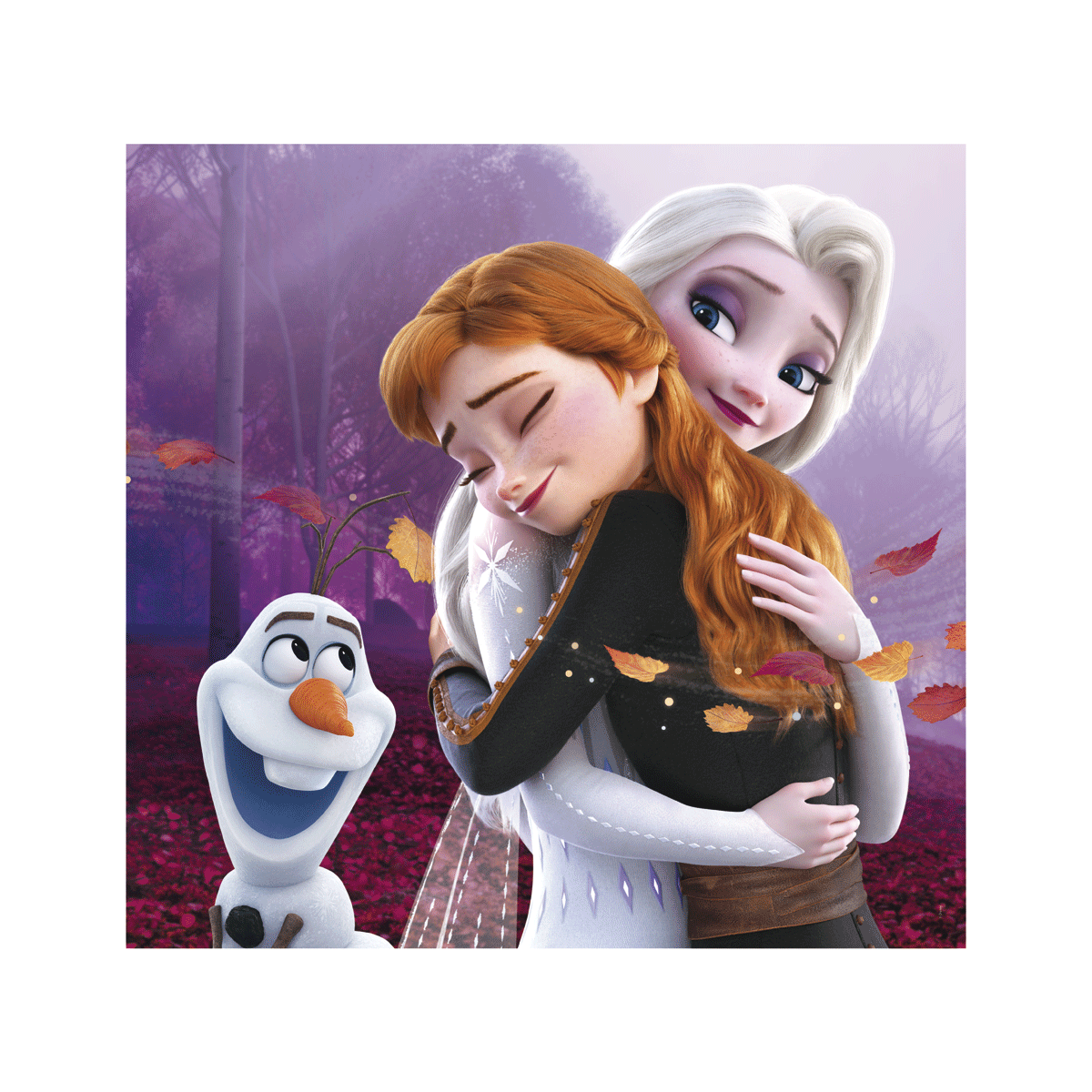 Clementoni - supercolor puzzle disney frozen - 3x48 pezzi, 25297 - CLEMENTONI