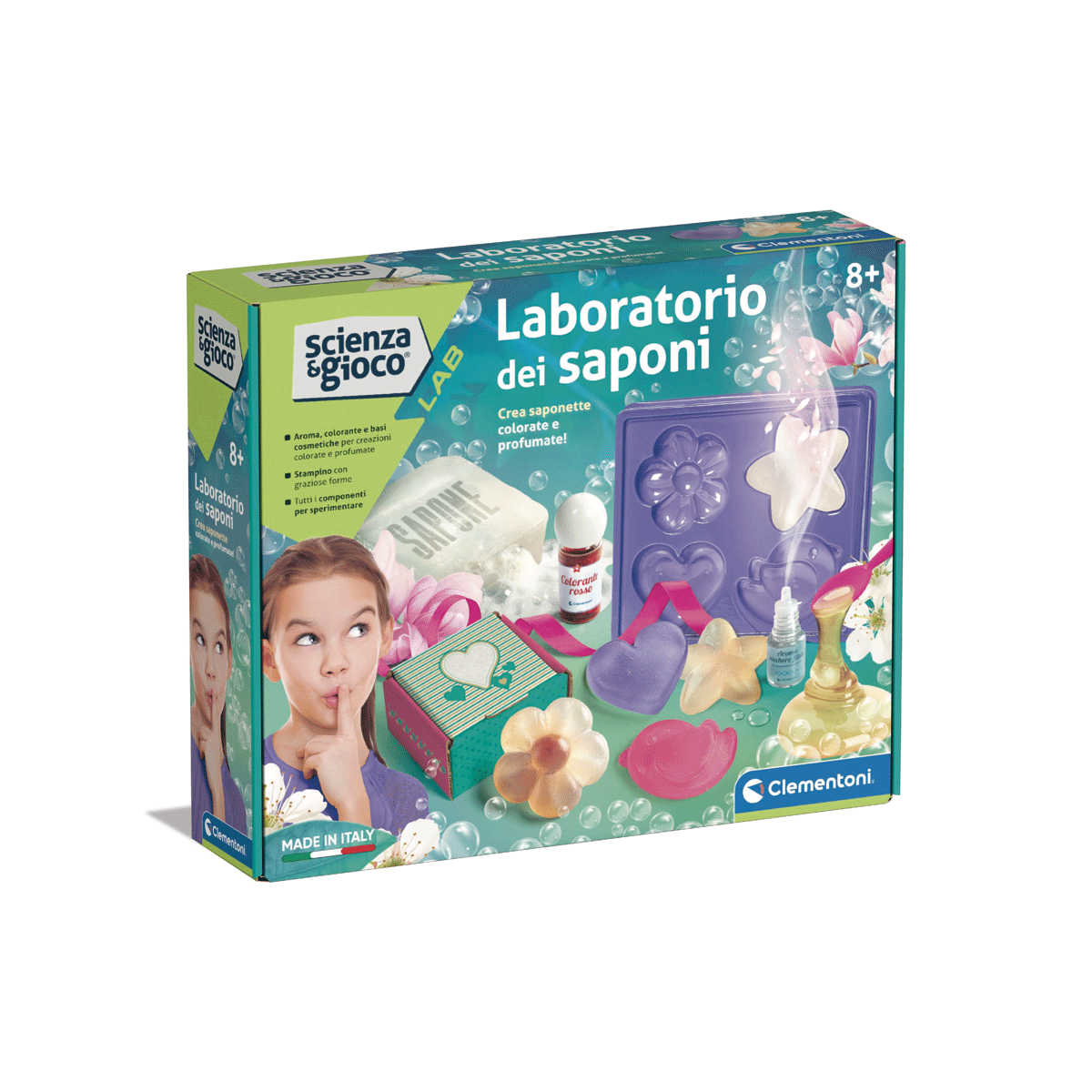 Clementoni - science & play lab - laboratorio dei saponi, 19229 - Scienza e Gioco