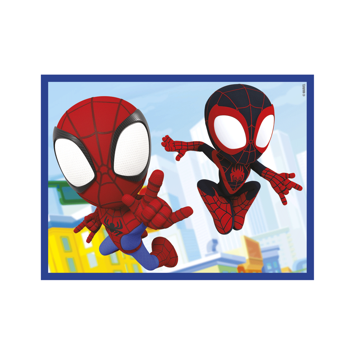 Clementoni - supercolor puzzle marvel spidey and his amazing friends - 12 pezzi, 41198 - CLEMENTONI