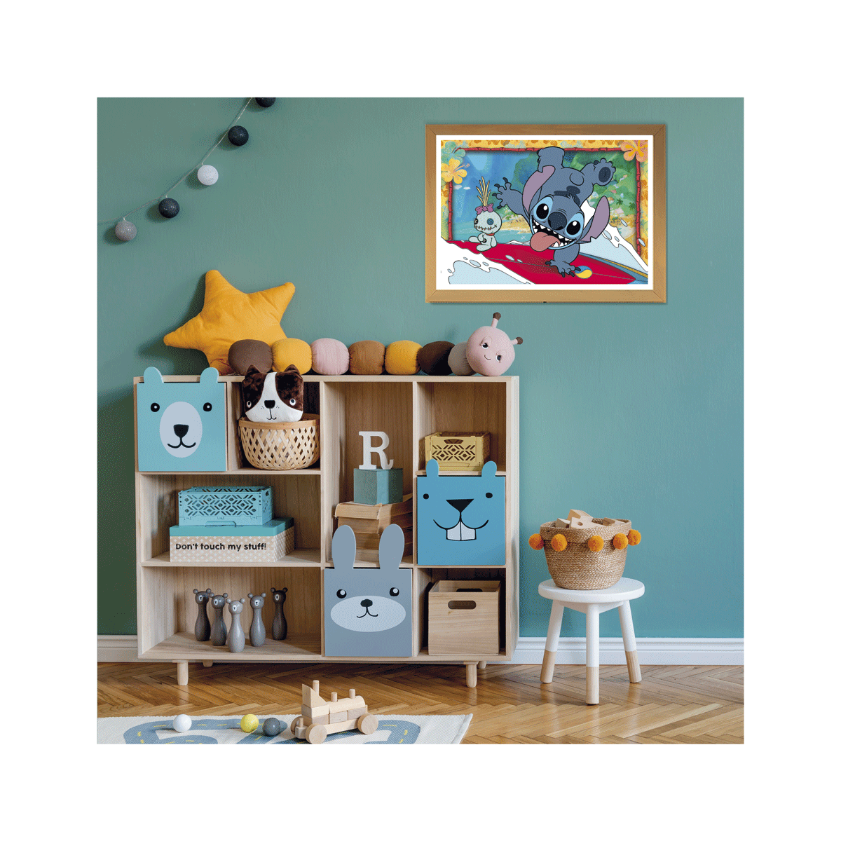 Clementoni - supercolor puzzle disney stitch - 2x20 pezzi, 24809 - CLEMENTONI