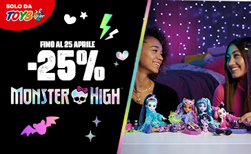 -25% acquistando prodotti Monster High