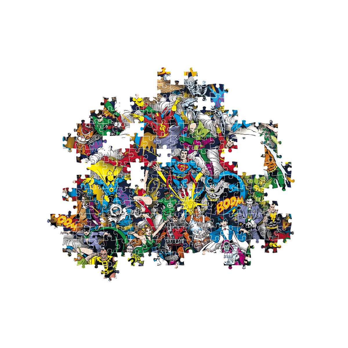 Clementoni - puzzle dc comics - puzzle adulti 1000 pezzi, 39863 - CLEMENTONI