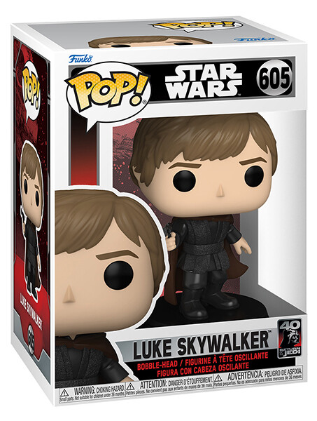 Funko pop star wars jedi 40th luke skywalker bobble 605 - FUNKO POP!, Star Wars