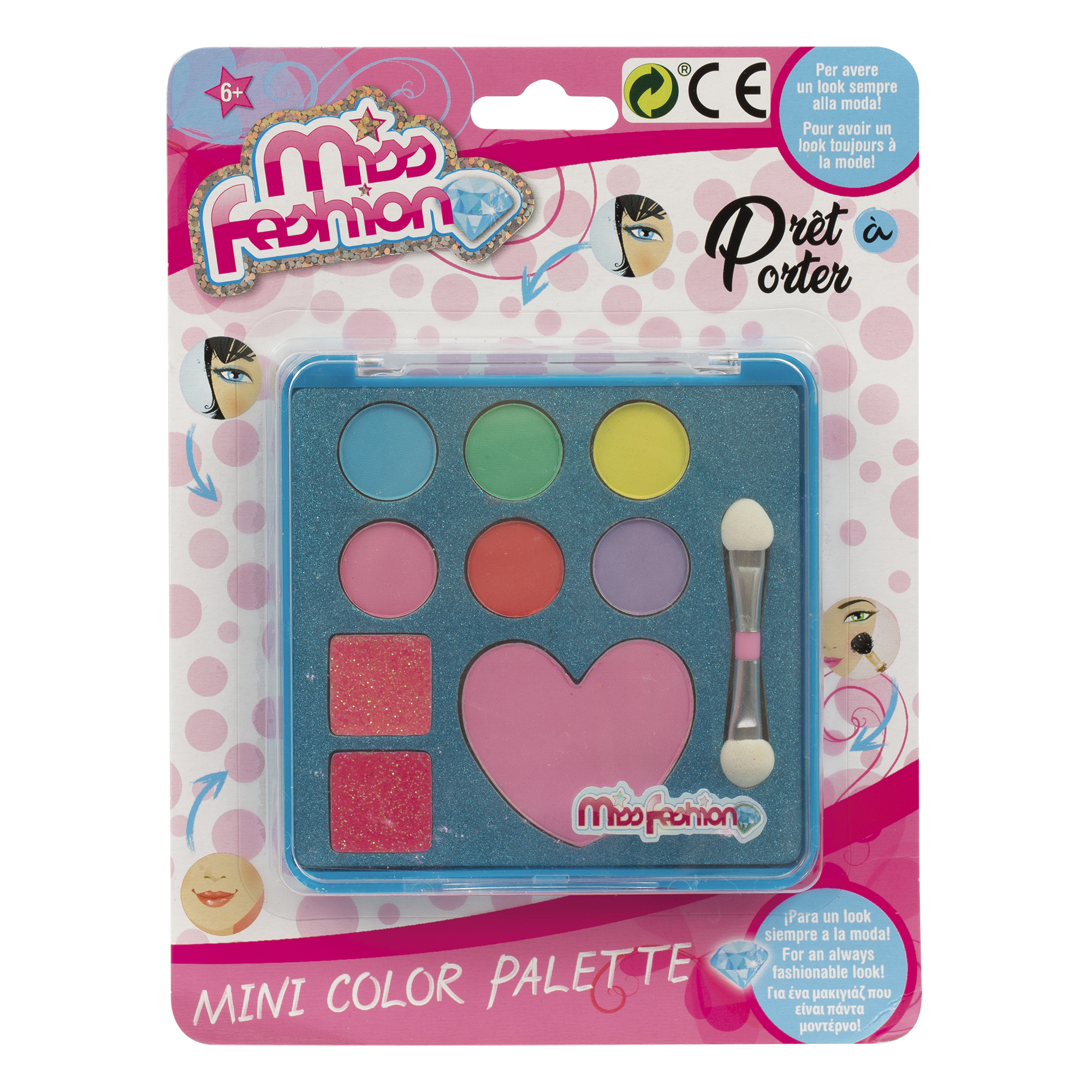 Mini make up color palette - MISS FASHION