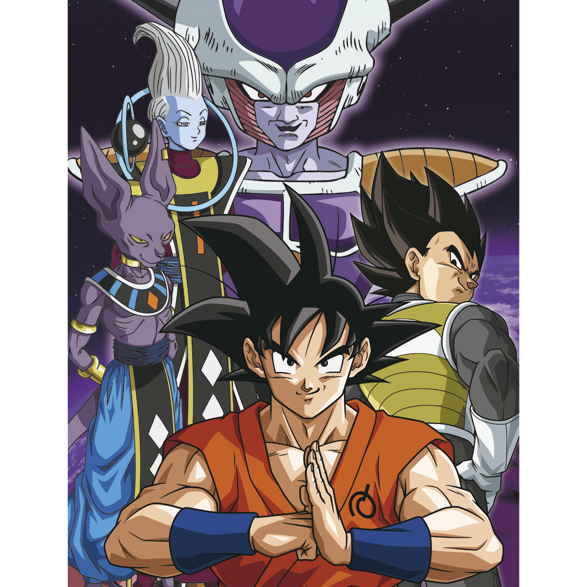 Clementoni - supercolor puzzle dragonball - 104 pezzi, 25774 - CLEMENTONI