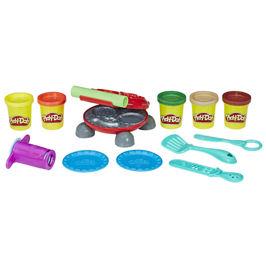 Hasbro play-doh, burger barbecue, playset per giocare al barbecue - PLAY-DOH