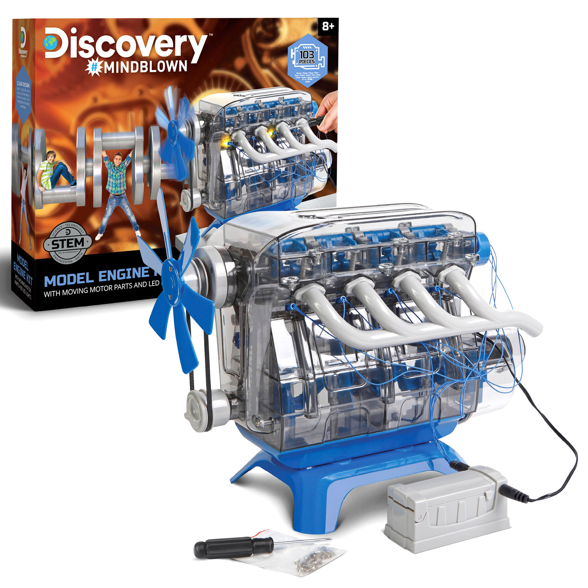Kit modellino di motore giocattolo - Discovery Mindblown