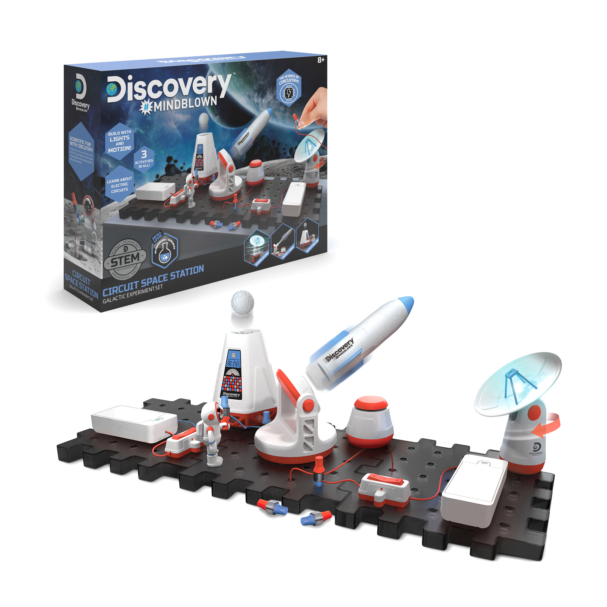 Set stazione spaziale toy circuitry - Discovery Mindblown