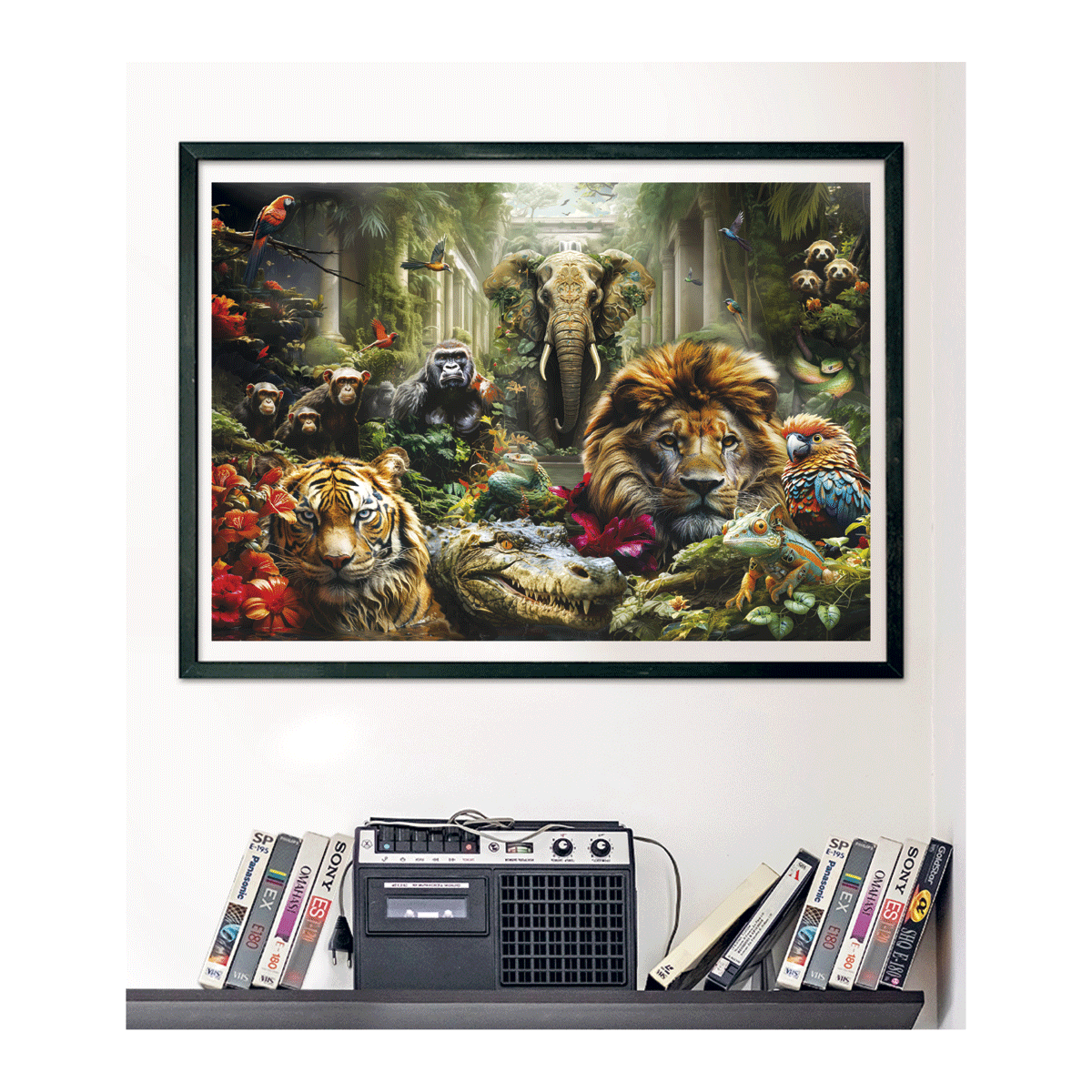 Clementoni - puzzle mystic jungle - 1000 pezzi, 39824 - CLEMENTONI