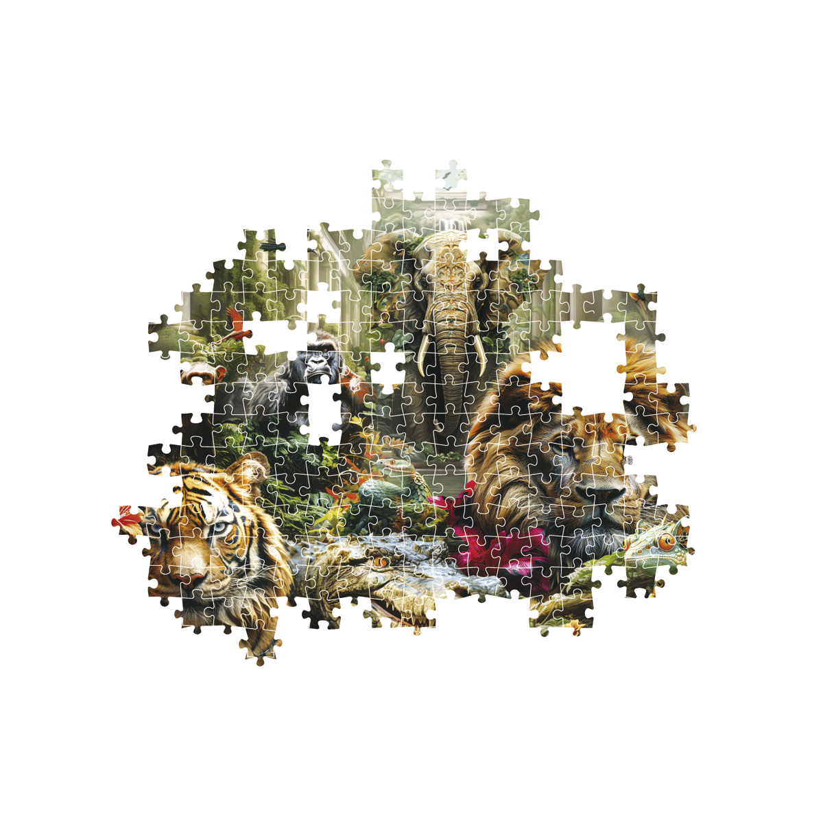 Clementoni - puzzle mystic jungle - 1000 pezzi, 39824 - CLEMENTONI