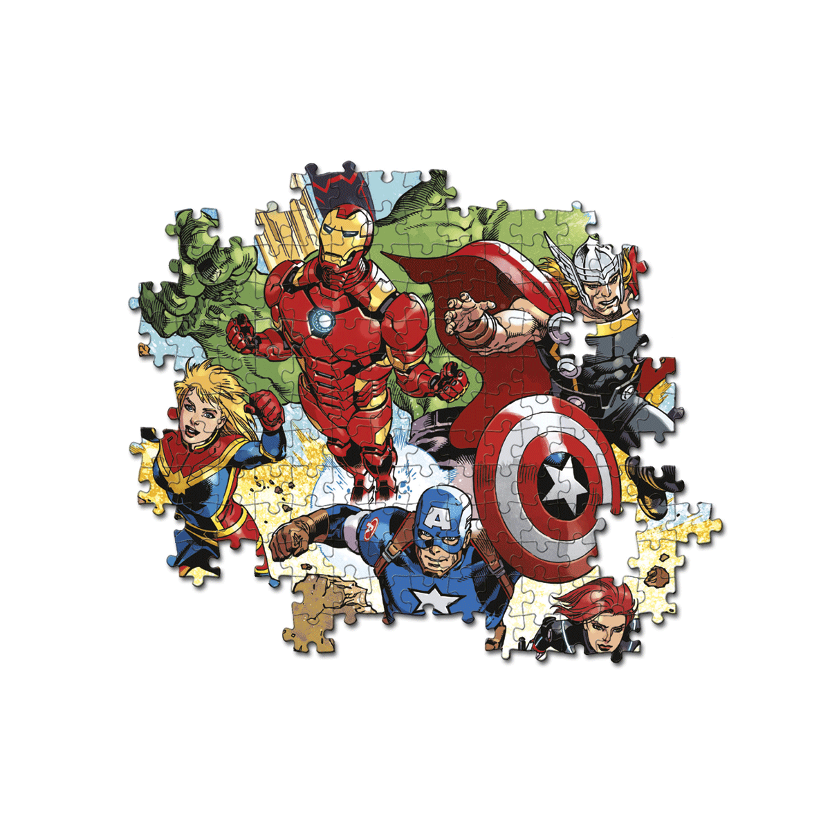 Clementoni - supercolor puzzle the avengers - 300 pezzi, 21728 - CLEMENTONI