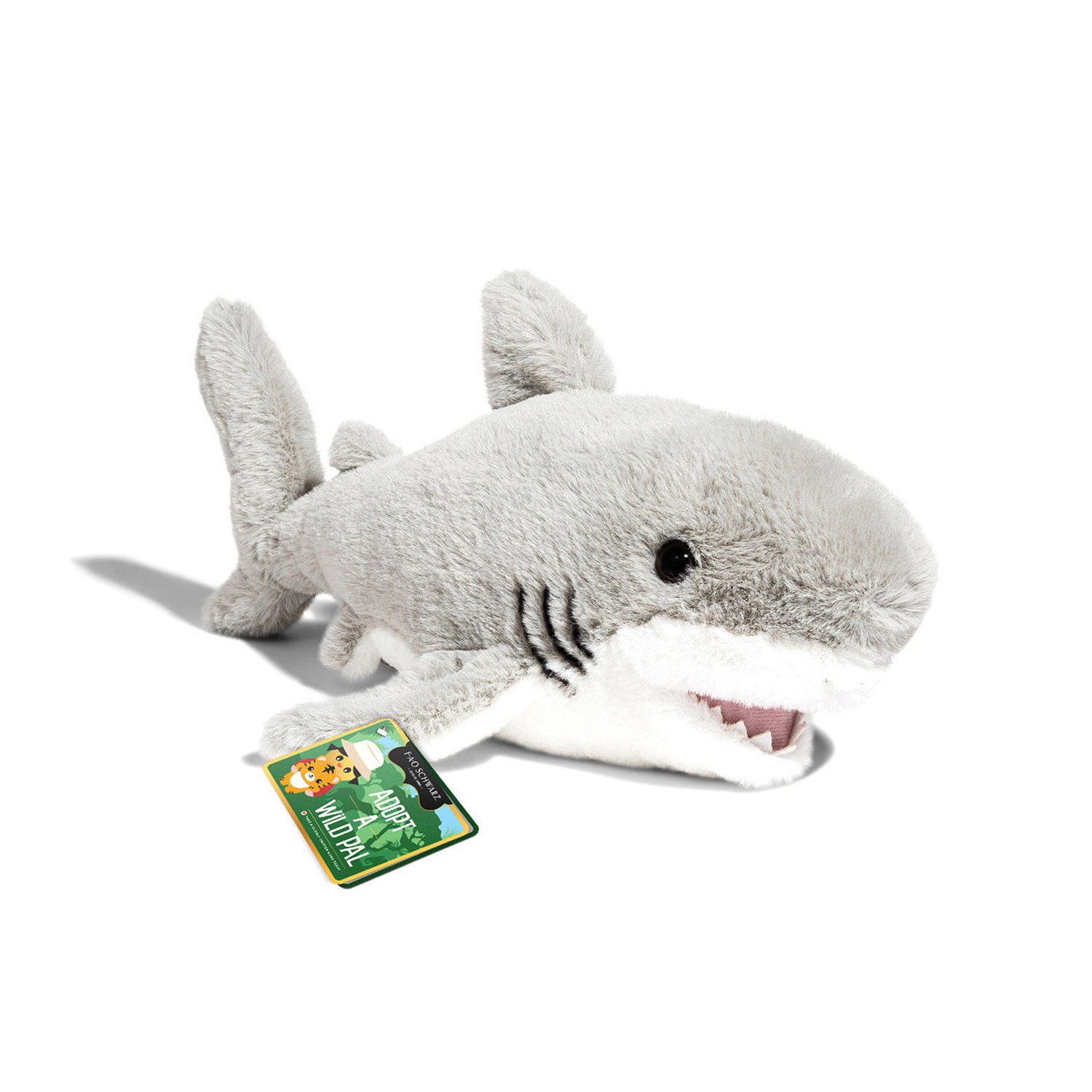 Peluche squalo bianco di 38 cm - FAO Schwarz