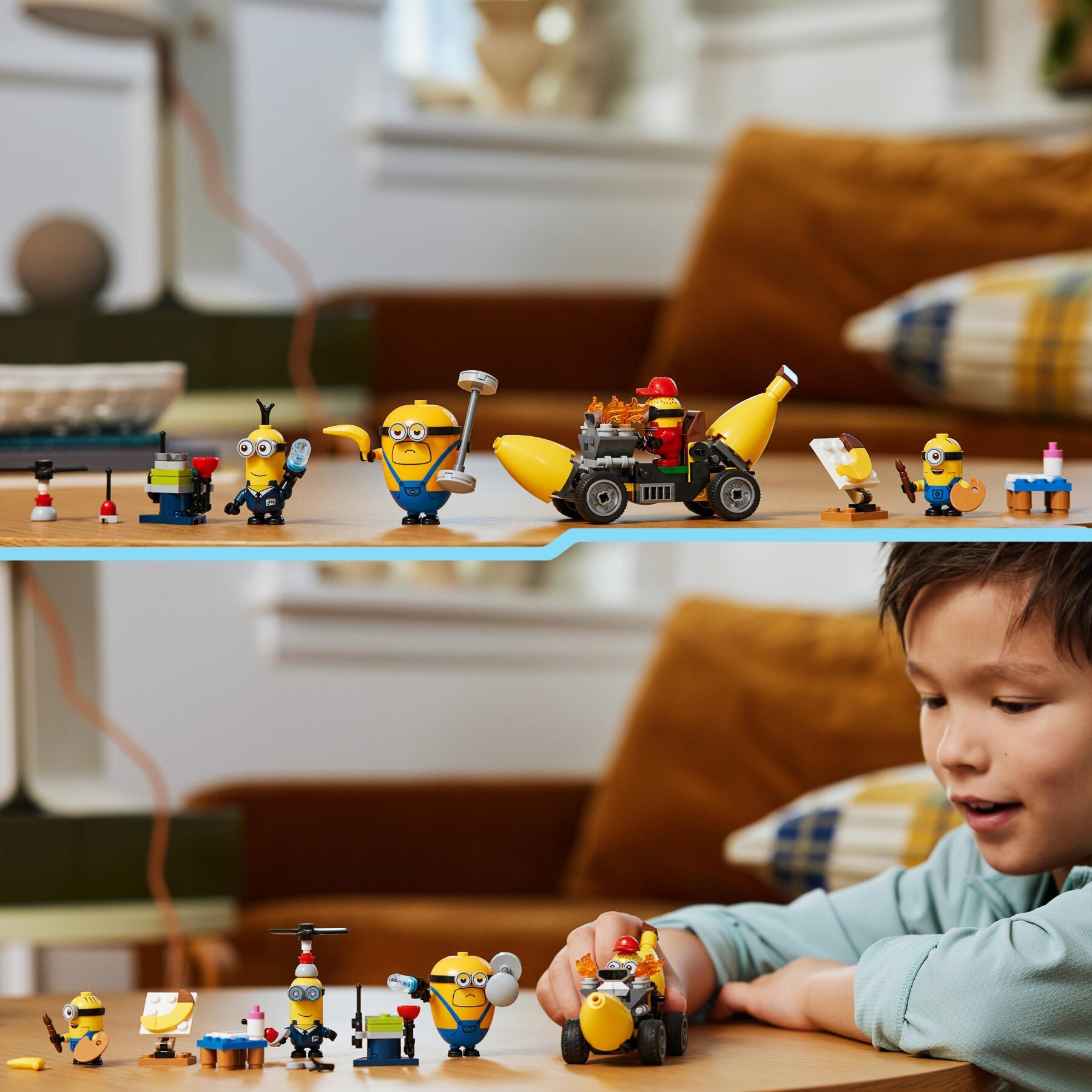 Lego cattivissimo me 75580 i minions e l’auto banana, macchina giocattolo da costruire, giochi per bambini 6+, idea regalo - MINIONS