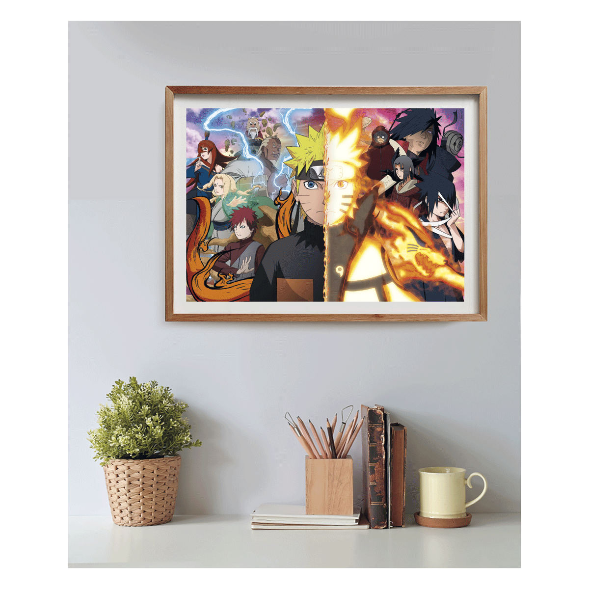 Clementoni - puzzle naruto - puzzle adulti 500 pezzi, 35516 - CLEMENTONI