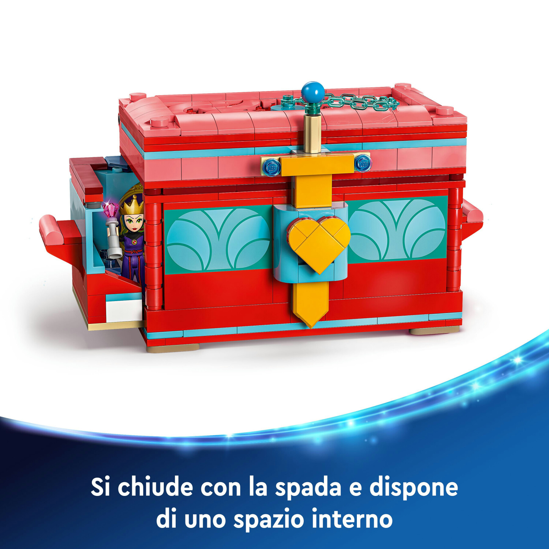 Lego ǀ disney 43276 portagioie di biancaneve giocattolo, giochi per bambini 6+ con braccialetto principesse personalizzabile - LEGO DISNEY PRINCESS