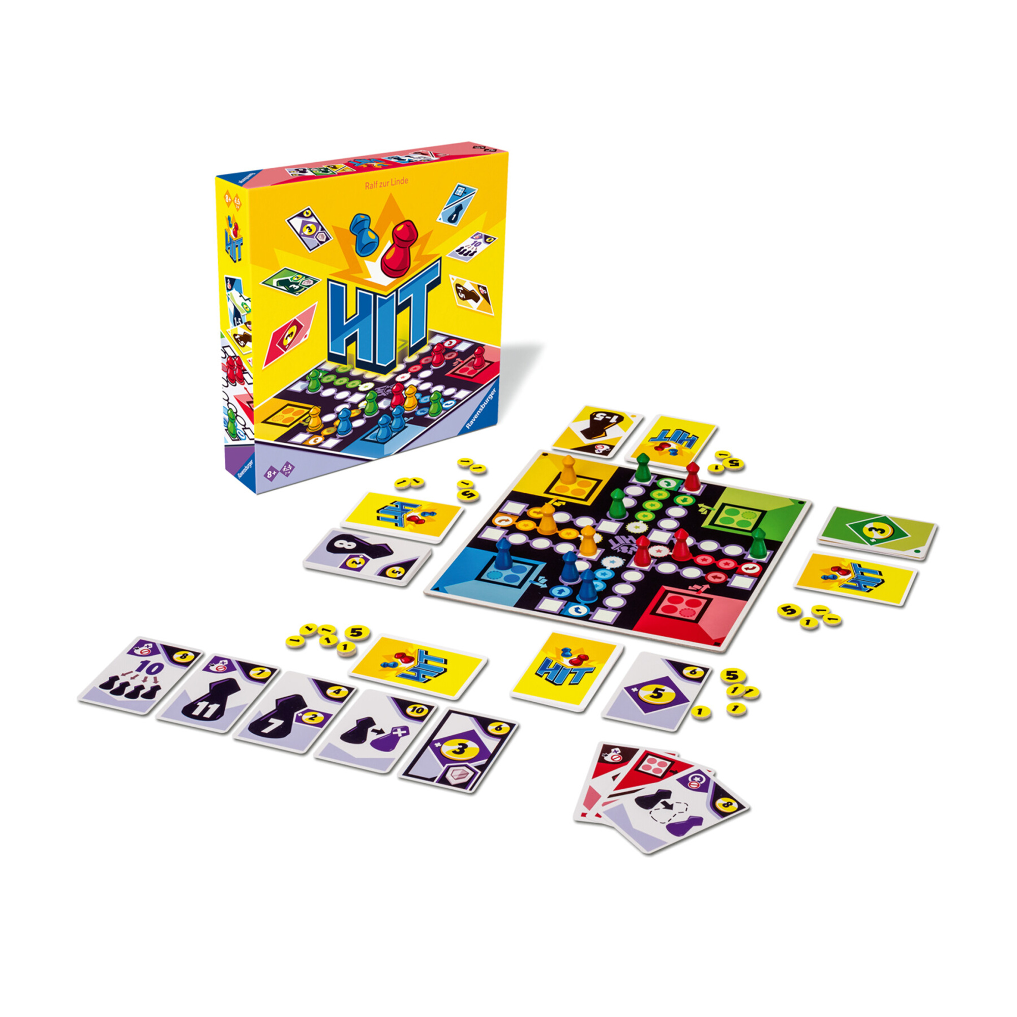 Ravensburger - hit, gioco da tavolo competitivo, 2-4 giocatori, 8+ anni - 3D VISION, RAVENSBURGER, RAVENSBURGER 3D PUZZLE