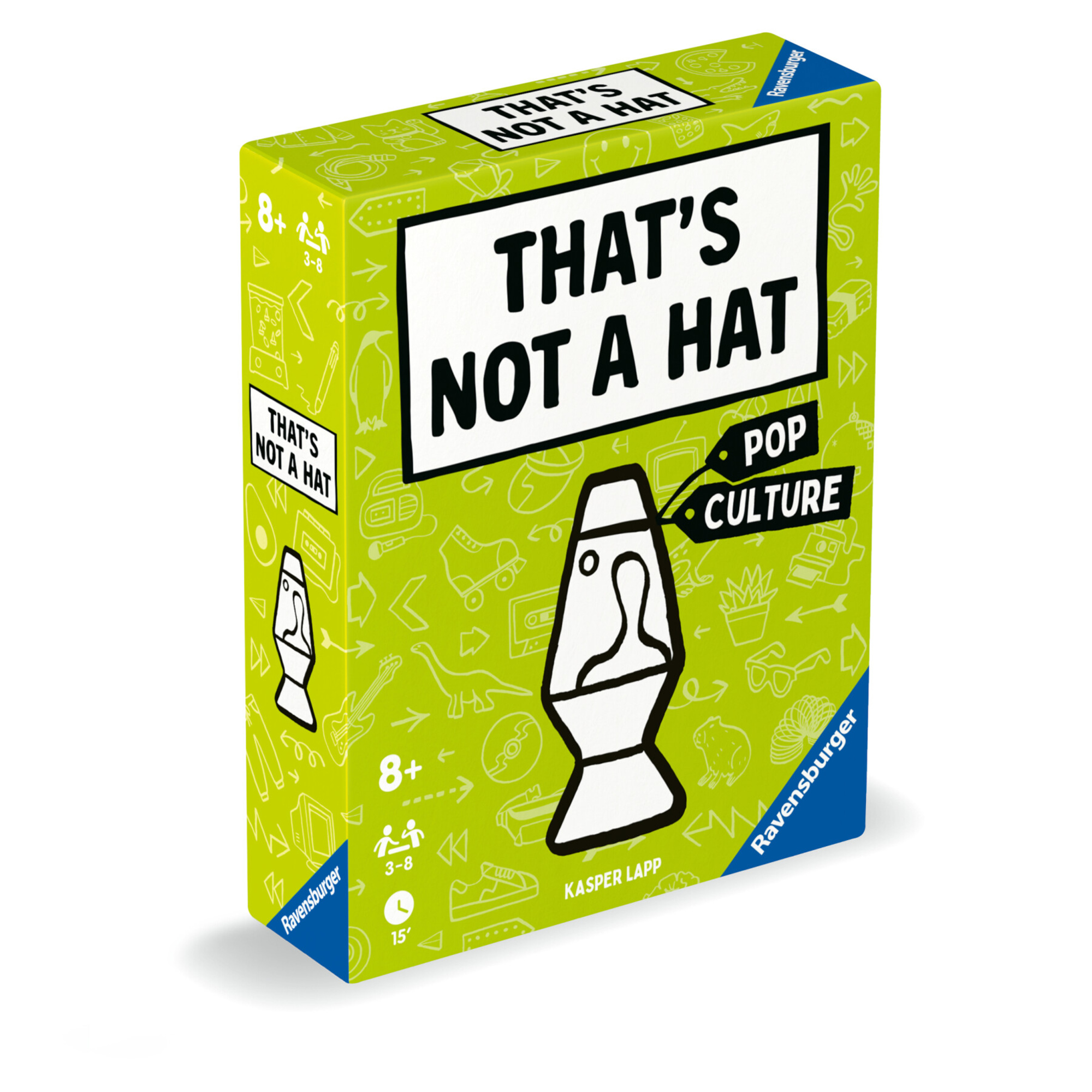 Ravensburger - that's not a hat 2 pop culture, gioco di carte per tutta la famiglia, 8+ anni - RAVENSBURGER 3D PUZZLE, SPIDEY