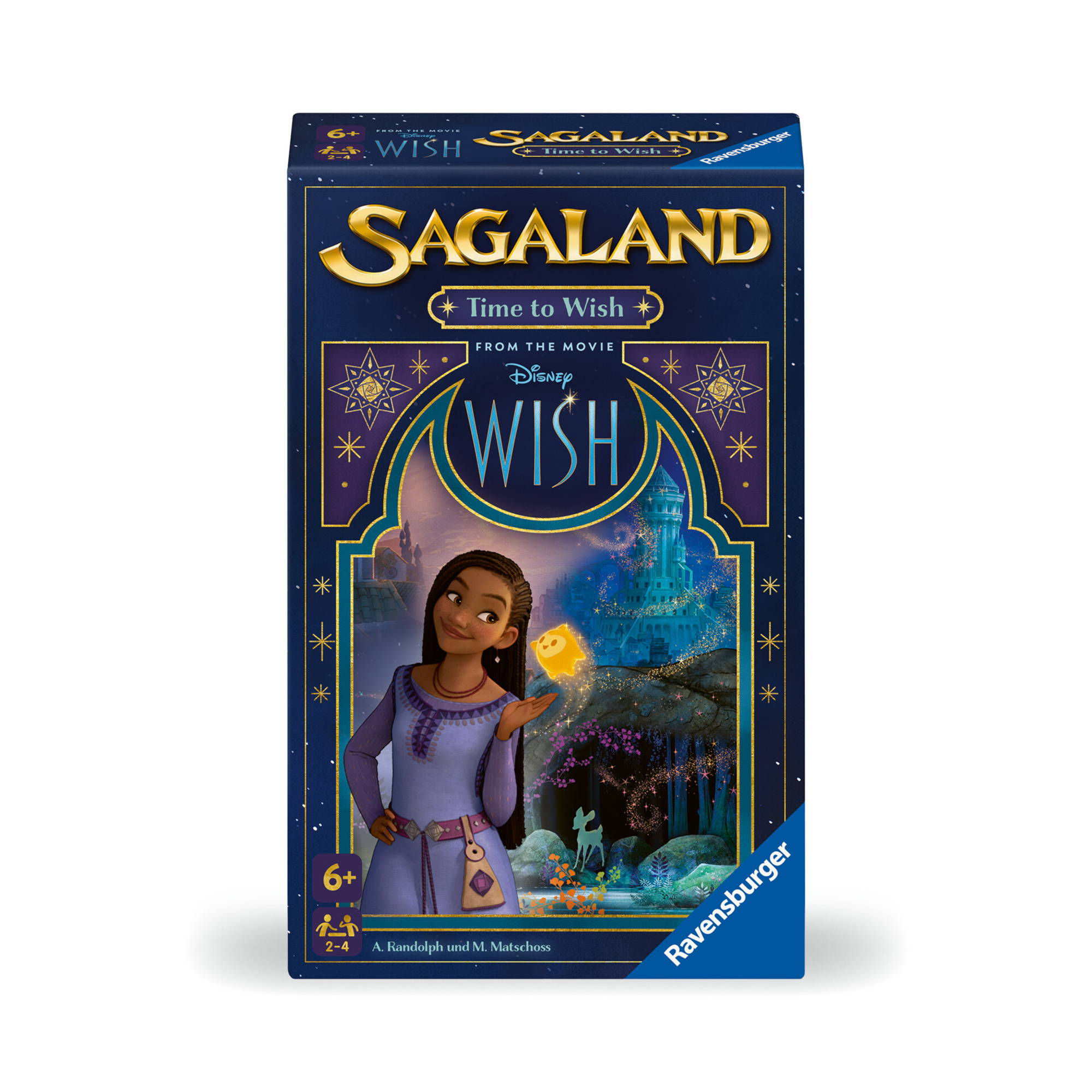 Ravensburger disney wish sagaland, gioco travel, da 2 a 4 giocatori,  6+ - RAVENSBURGER
