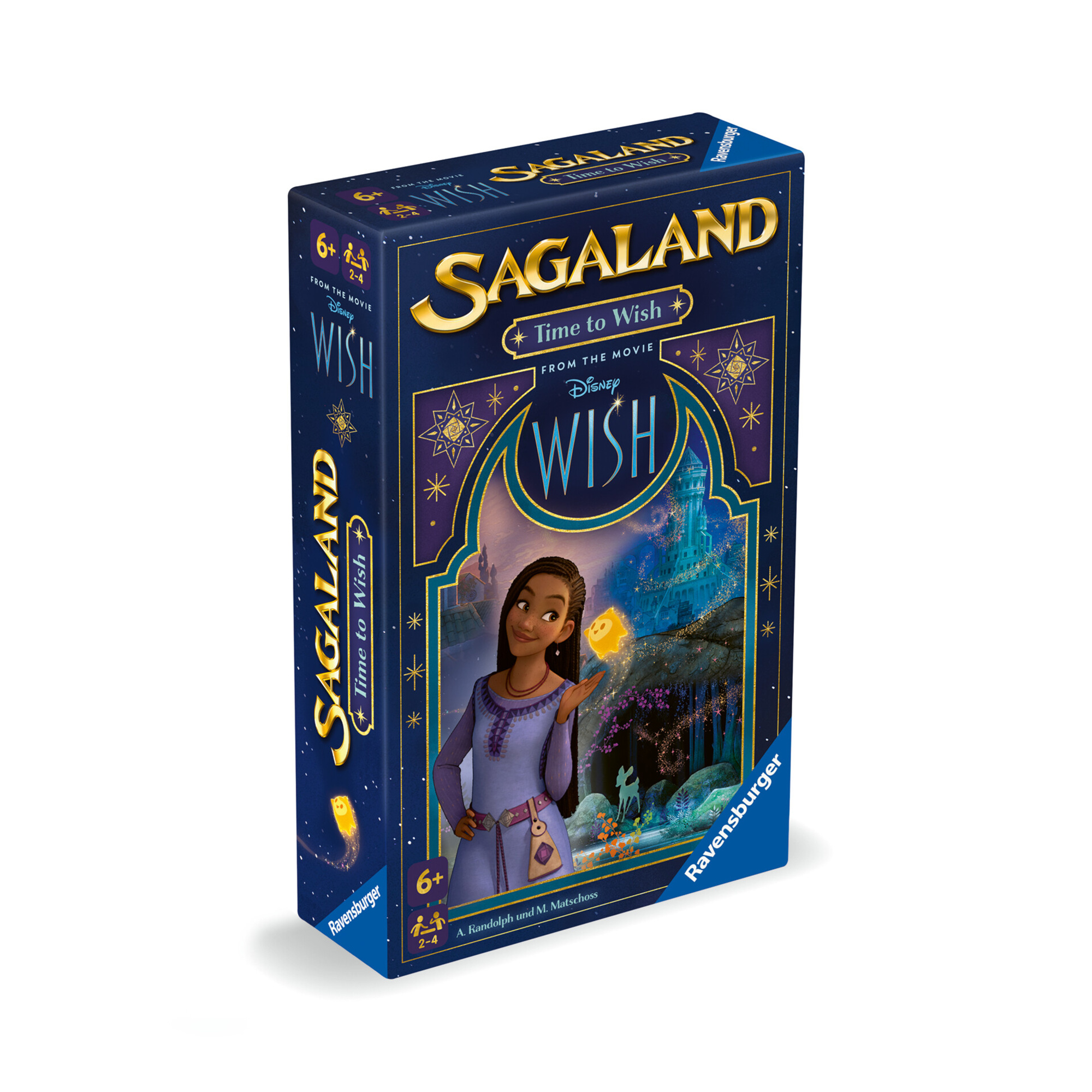 Ravensburger disney wish sagaland, gioco travel, da 2 a 4 giocatori,  6+ - RAVENSBURGER