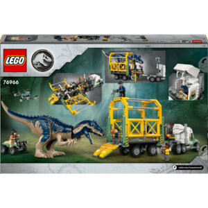 Lego jurassic world 76966 missione dinosauro: camion di trasporto dell’allosauro, giocattolo con veicolo, giochi bambini 8+ - LEGO JURASSIC PARK/W