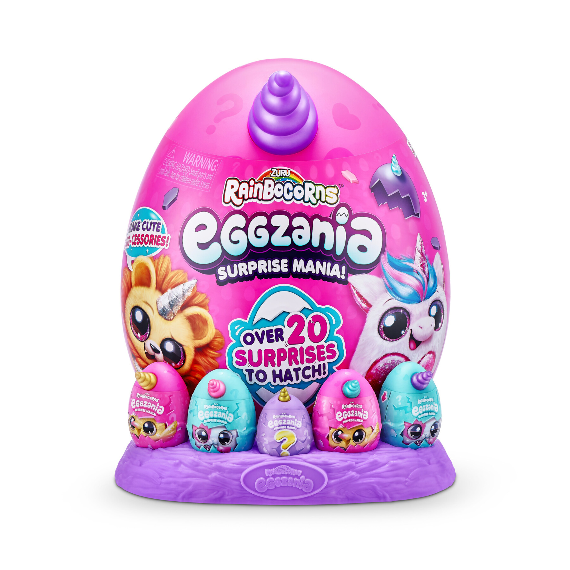 Rainbocorns - eggzania surprise plush mania di zuru - 