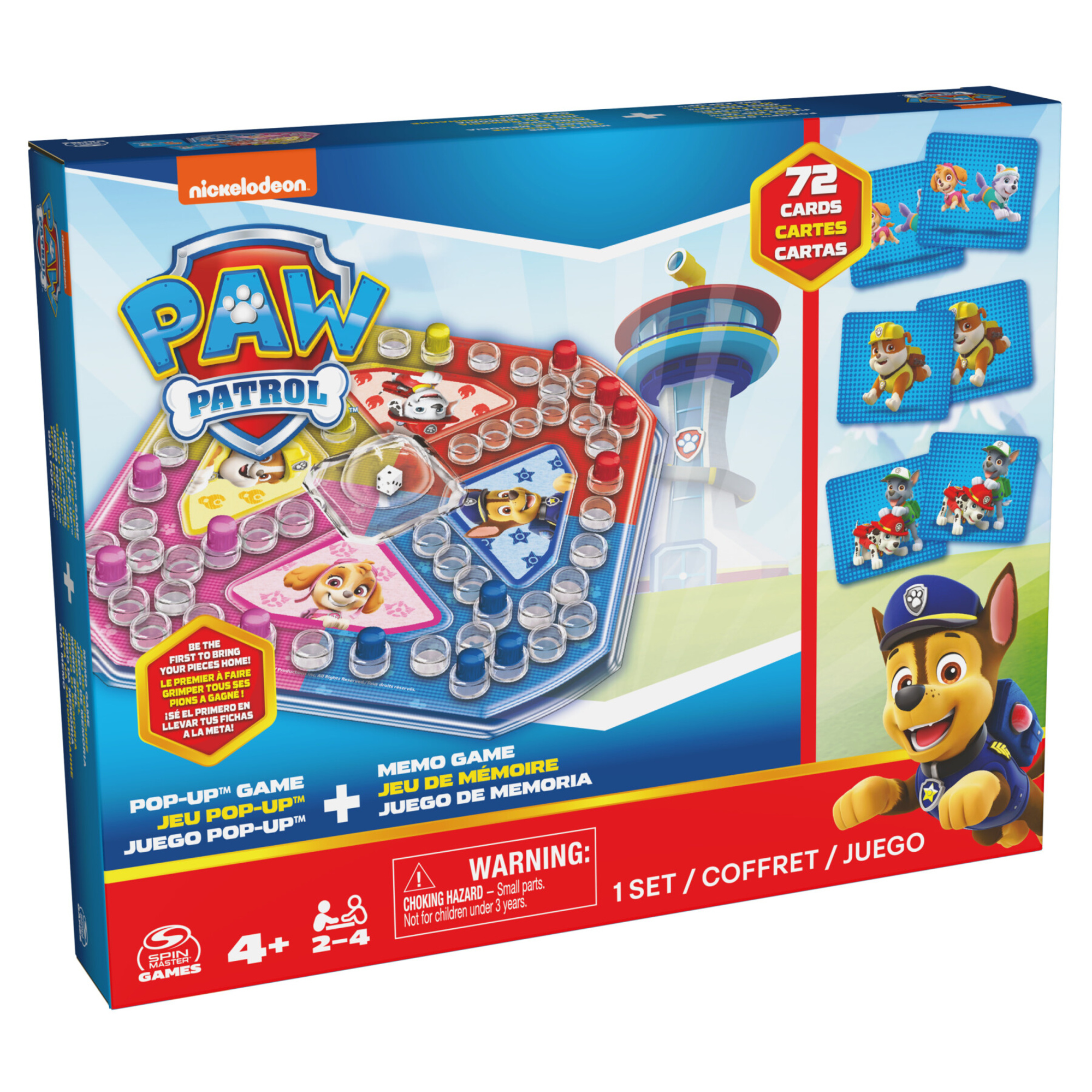 Paw patrol, gioco di memoria da spin master games - Paw Patrol