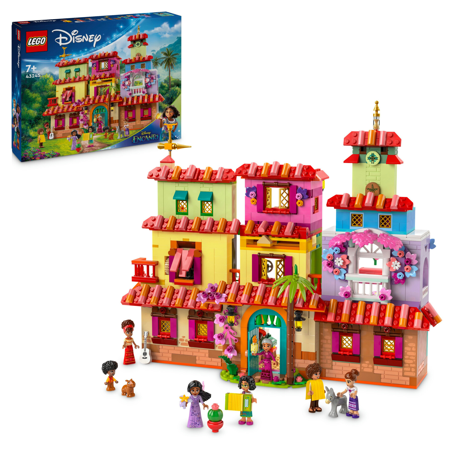 Lego ǀ disney 43245 la magica casa dei madrigal, casa di encanto giocattolo da costruire, giochi bambini 7+ con 7 personaggi - LEGO DISNEY PRINCESS
