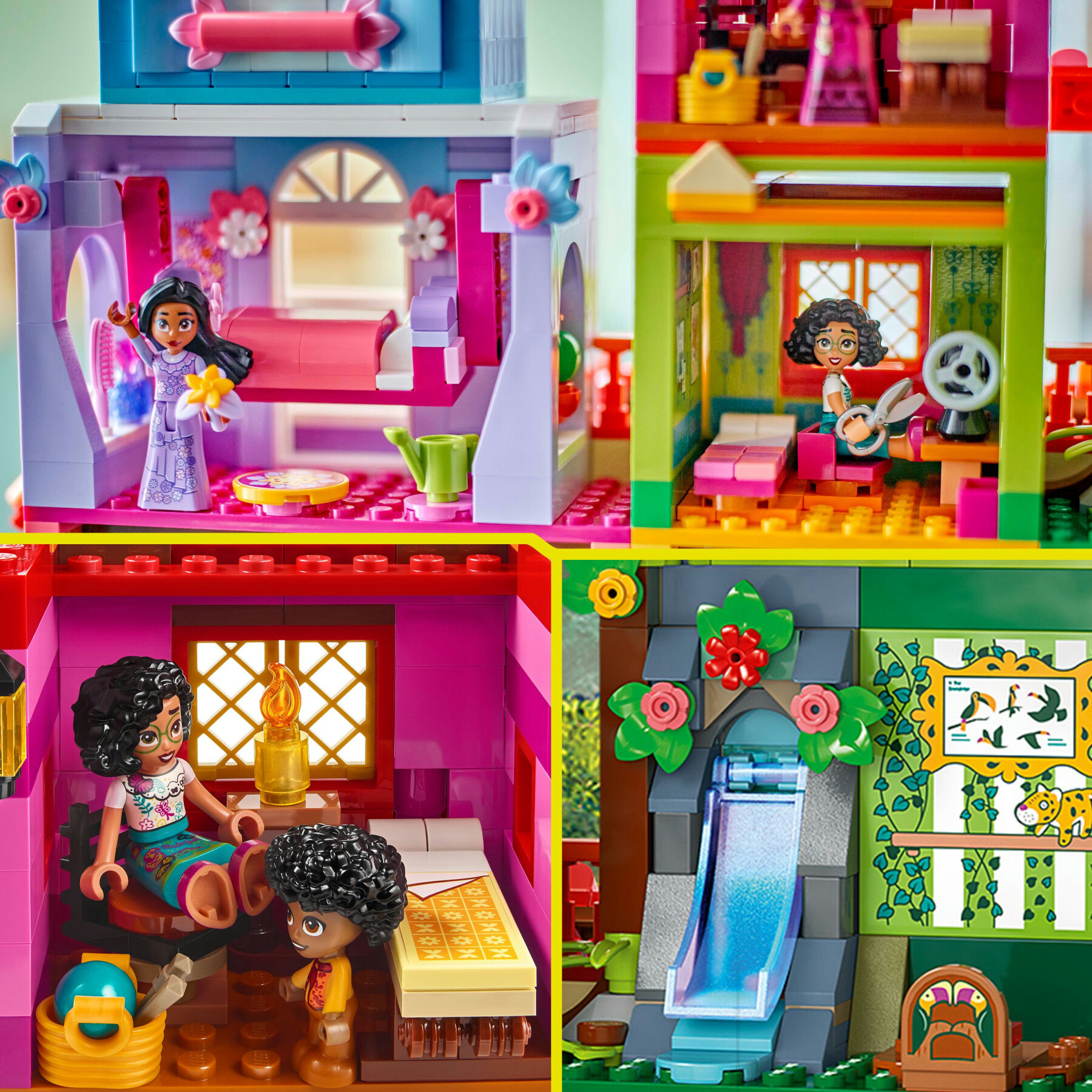 Lego ǀ disney 43245 la magica casa dei madrigal, casa di encanto giocattolo da costruire, giochi bambini 7+ con 7 personaggi - LEGO DISNEY PRINCESS