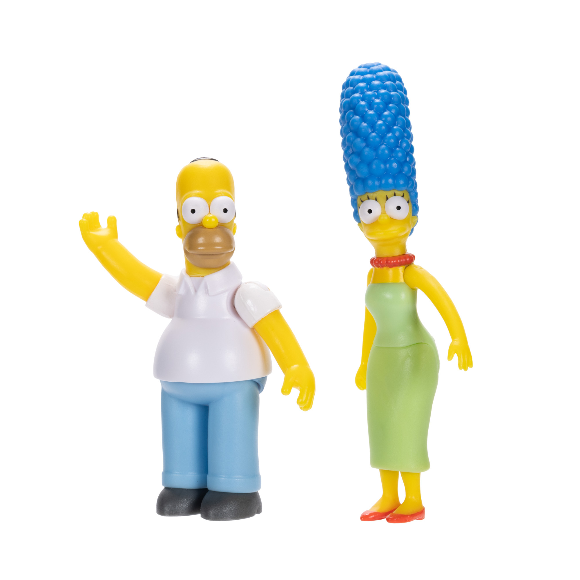 The simpsons 2.5" set  figure assortite in scala 2,5"- homer, marge, bart, lisa e maggie - SIMPSONS