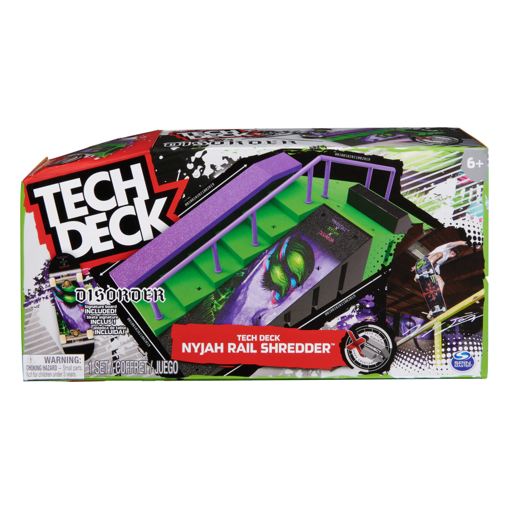 Tech deck, nyjah rail shredder, set di rampe - TECH DECK