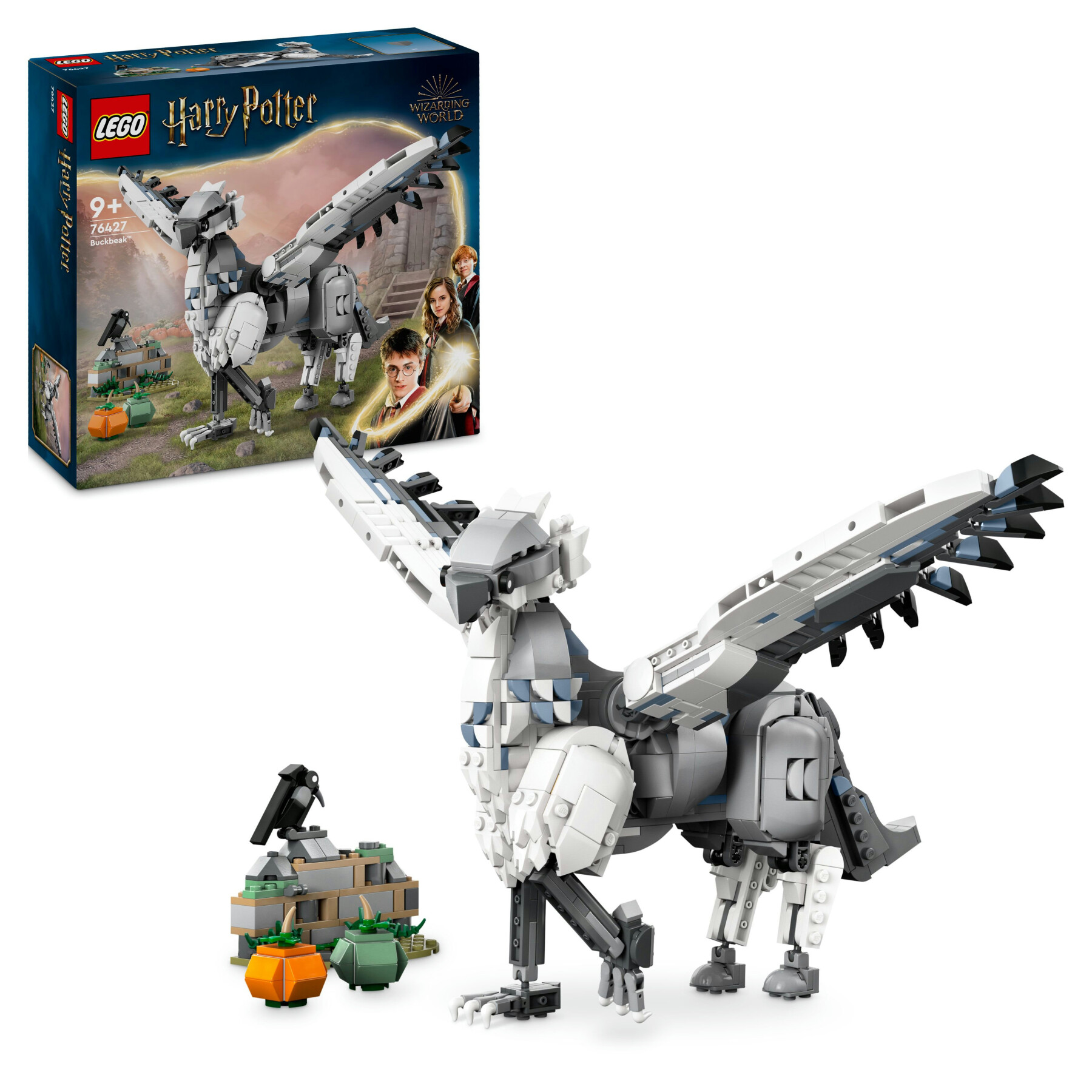 Lego harry potter 76427 fierobecco, ippogrifo giocattolo da costruire con parti snodabili da collezione, giochi per bambini 9+ - LEGO® Harry Potter™