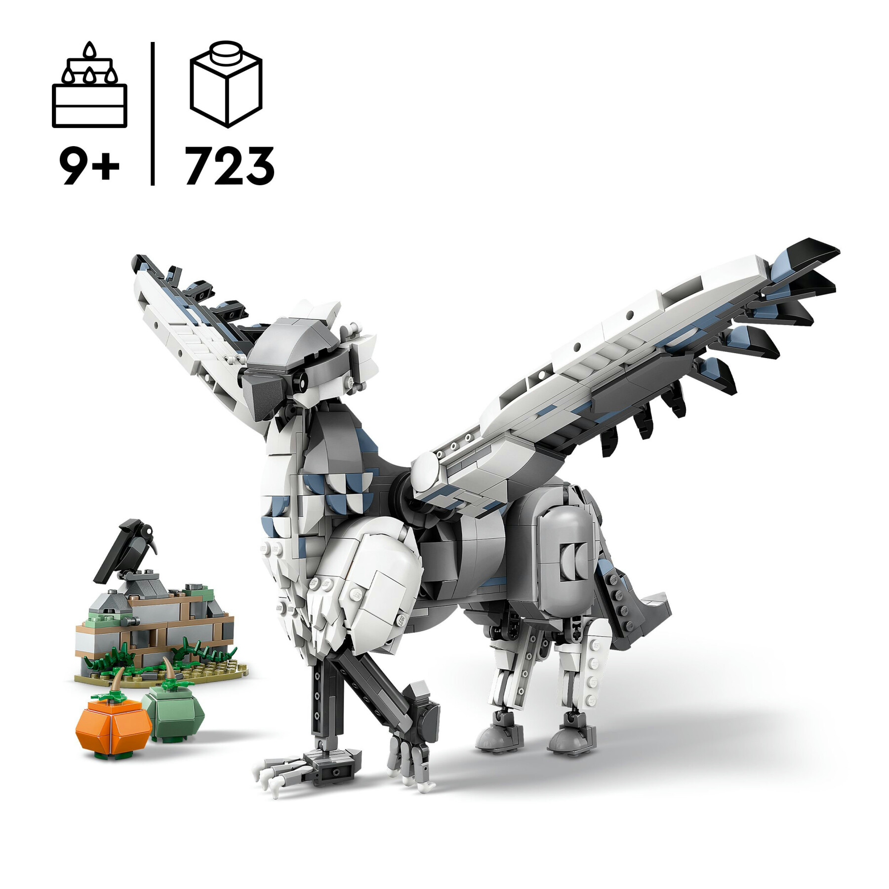 Lego harry potter 76427 fierobecco, ippogrifo giocattolo da costruire con parti snodabili da collezione, giochi per bambini 9+ - LEGO® Harry Potter™