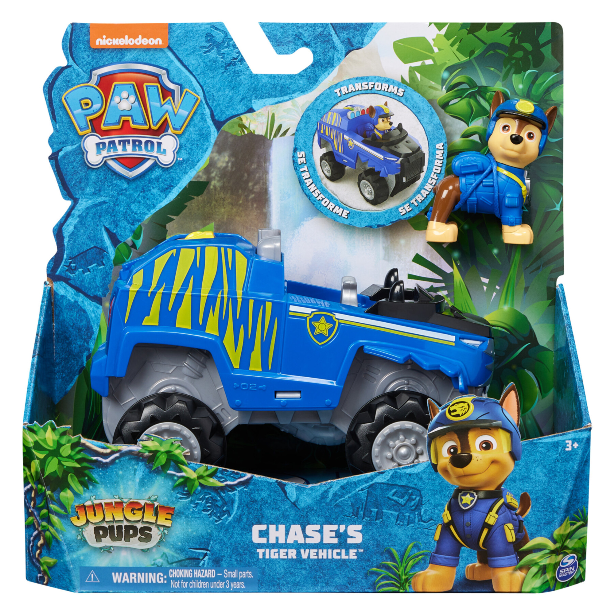 Paw patrol jungle pups, veicolo tiger di chase - Paw Patrol