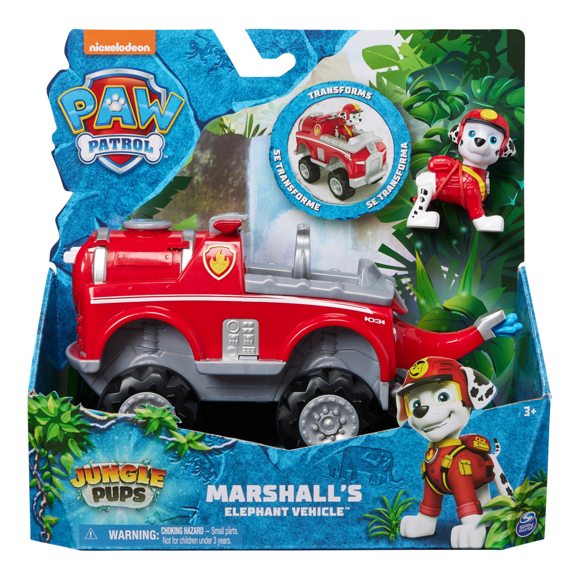 Paw patrol jungle pups, veicolo elephant marshall - Paw Patrol