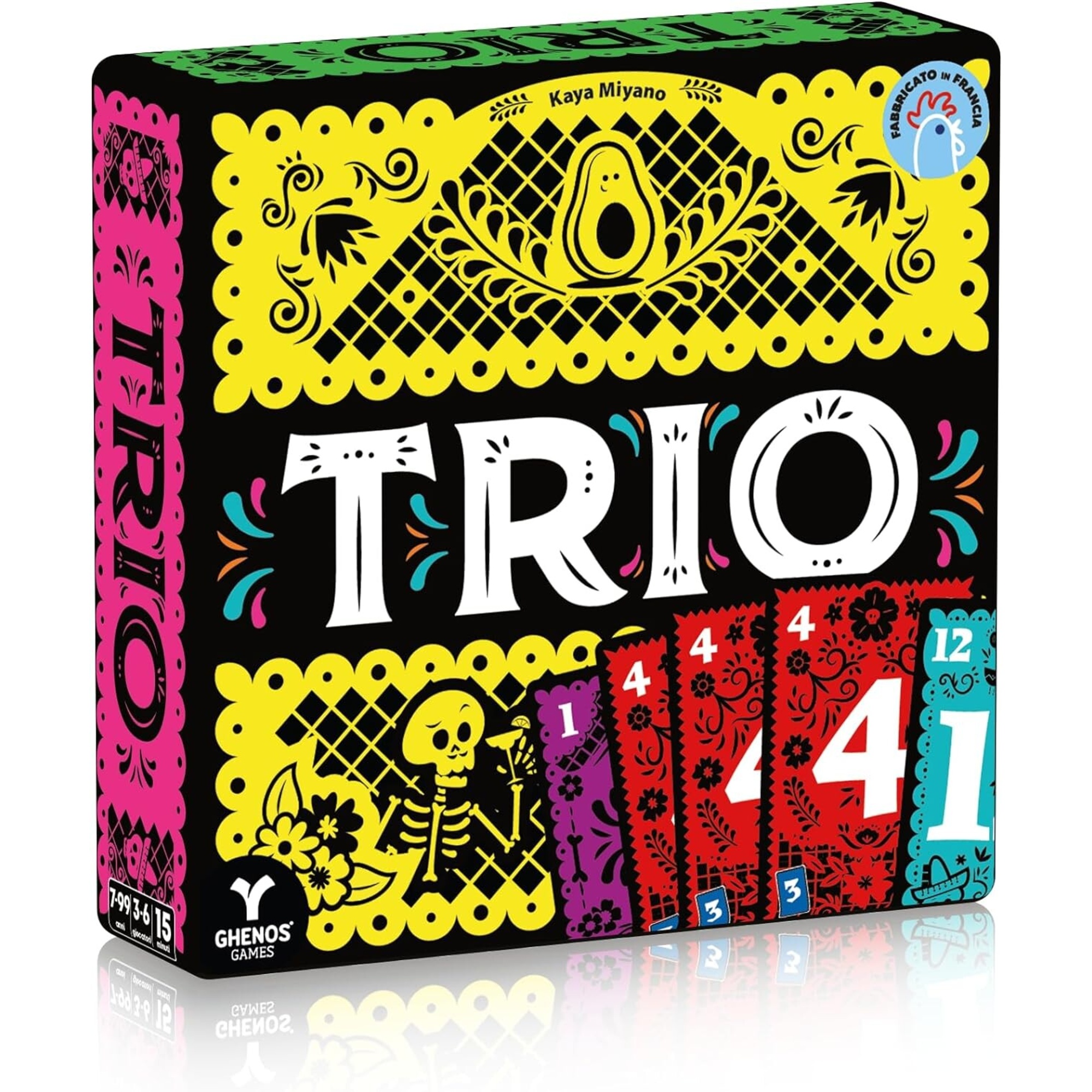 Trio - in trio, dovrai avere 3 carte identiche (un trio) prima degli altri - 