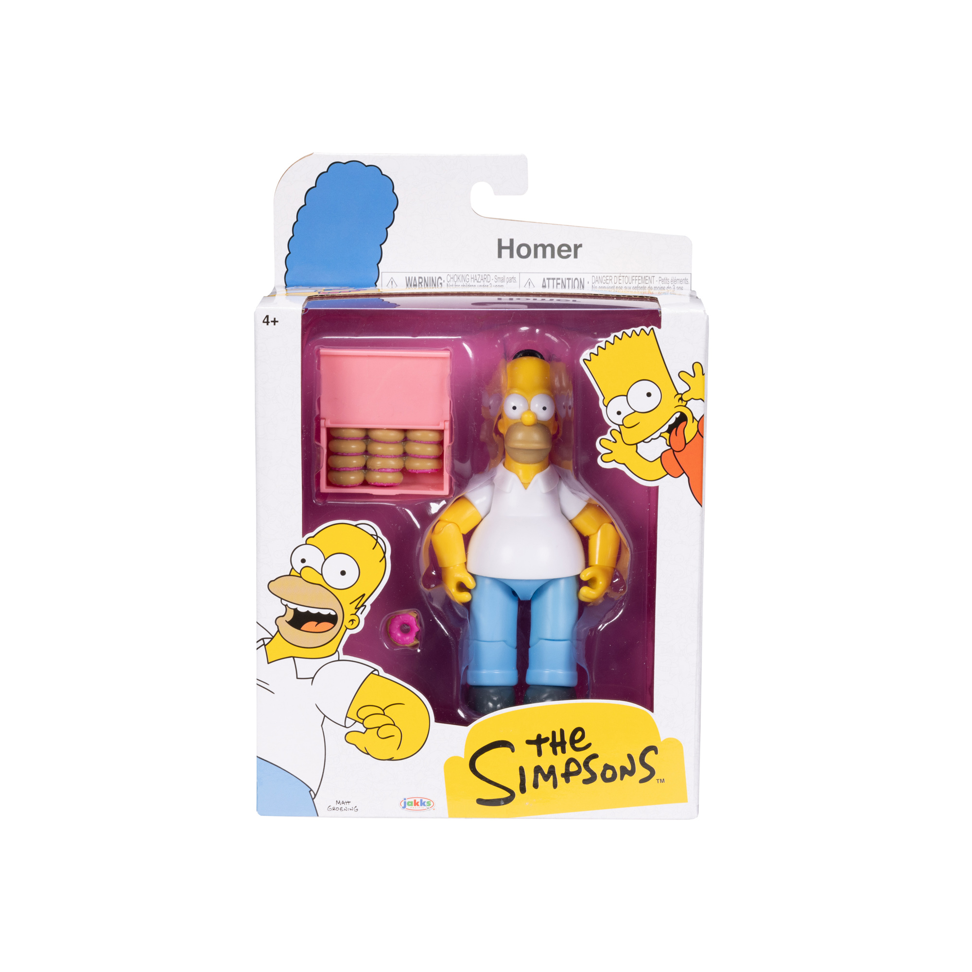 The simpsons - 5" figura assortita in scala 5" homer bart groundskeeper willie otto - SIMPSONS