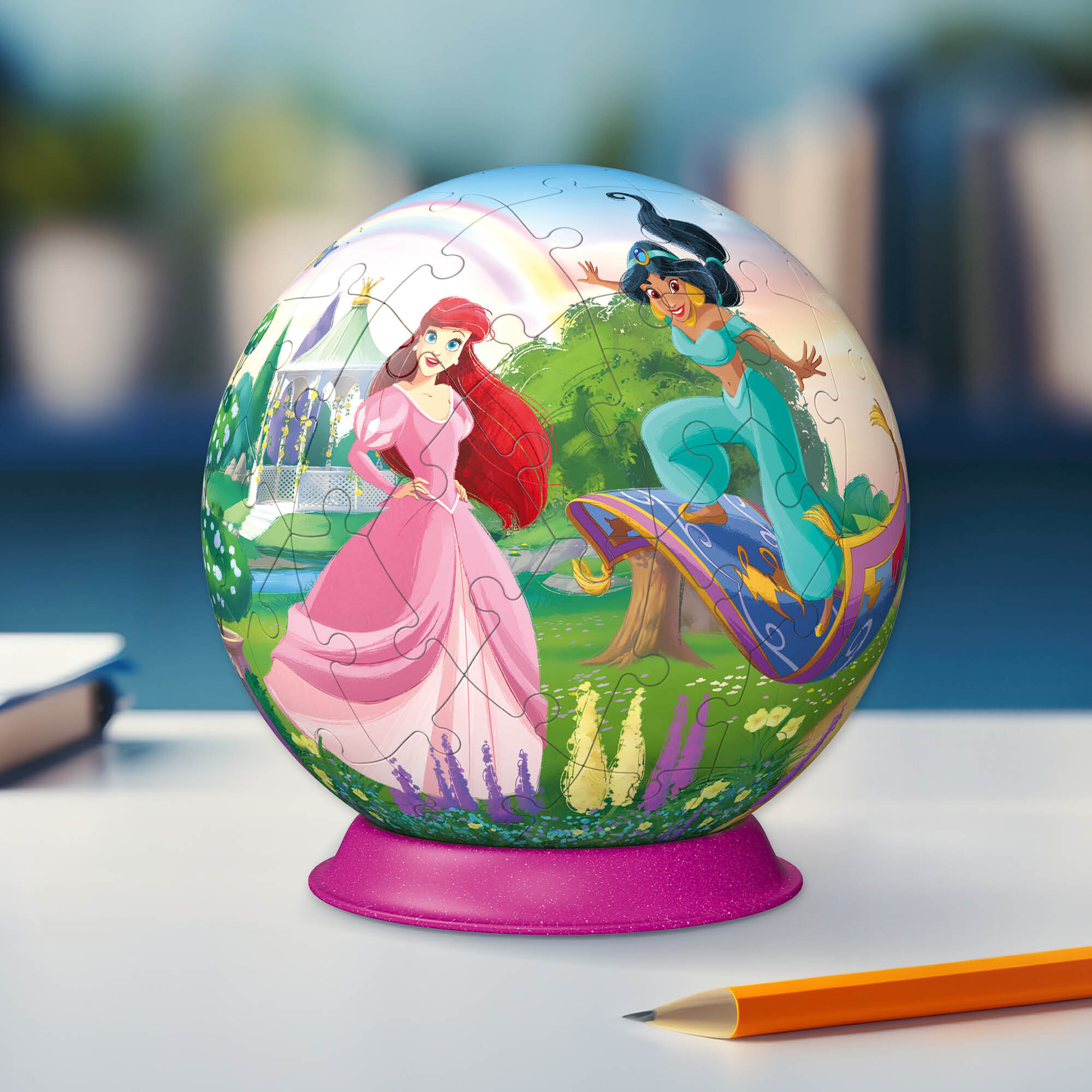 Ravensburger - 3d puzzle puzzle ball disney princess, 72 pezzi, 6+ anni - DISNEY PRINCESS, RAVENSBURGER 3D PUZZLE