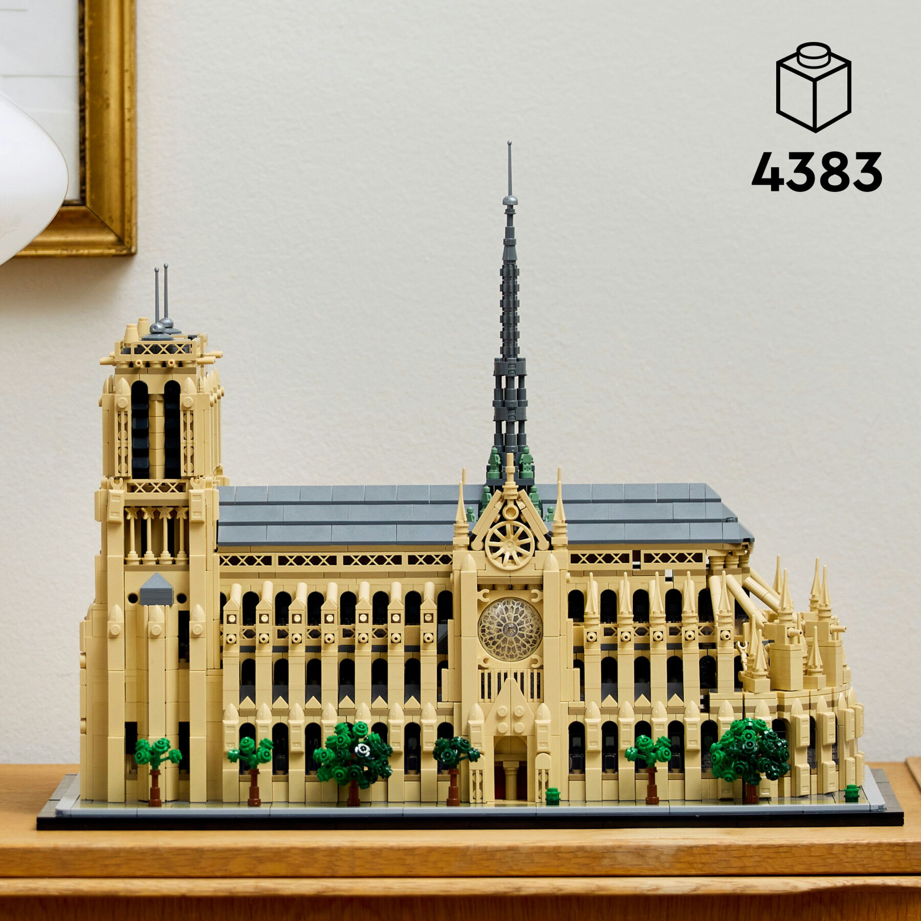 Lego architecture 21061 notre-dame de paris, kit modellismo per adulti di monumento da collezione, regalo per mamma o papà - LEGO ARCHITECTURE