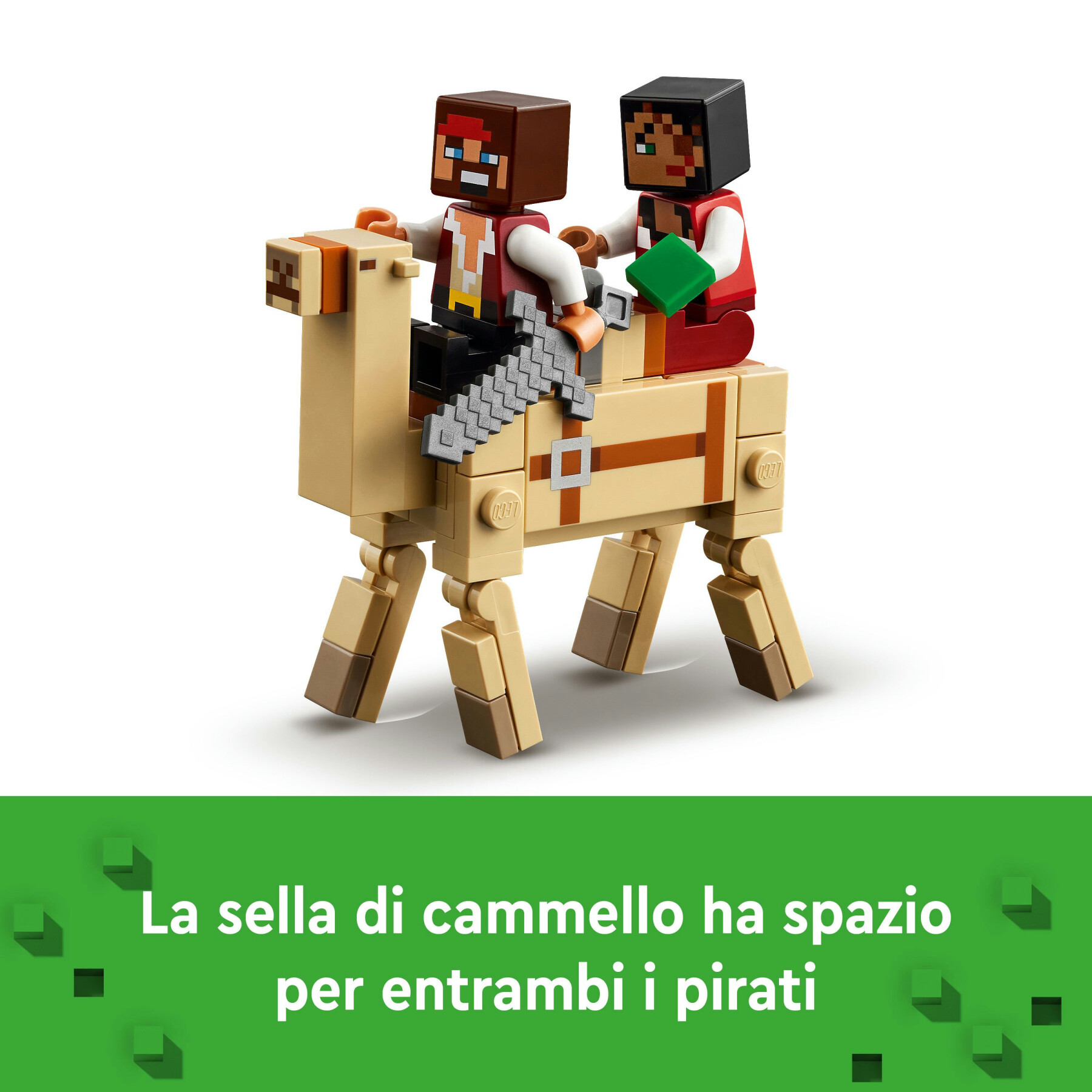 Lego minecraft 21259 il viaggio del galeone dei pirati, barca giocattolo da costruire con personaggi, giochi per bambini 8+ - MINECRAFT